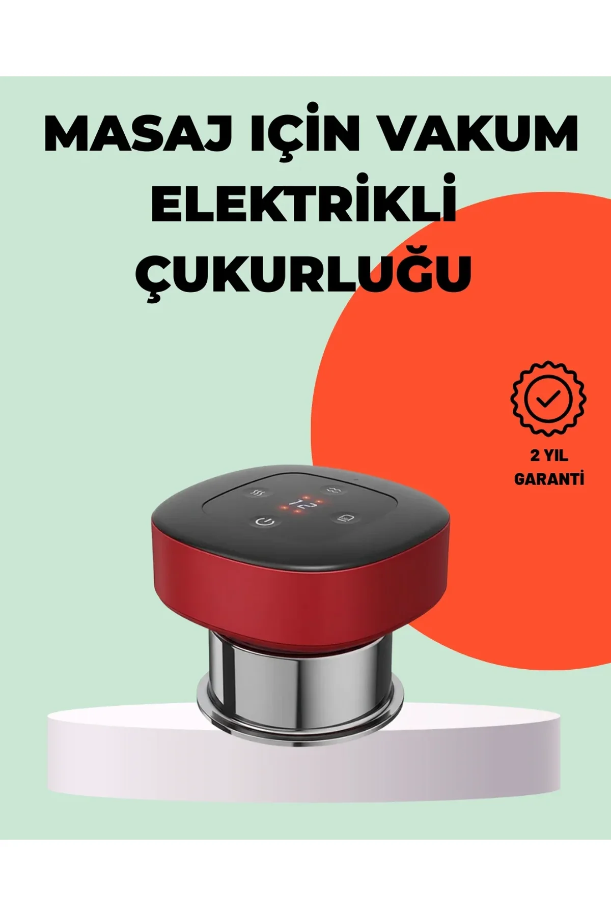 Taşınabilir Elektrikli Kupa Terapisi Masaj Cihazı Boyun Sırt Bacak - Just Cheap Store Görsel 2