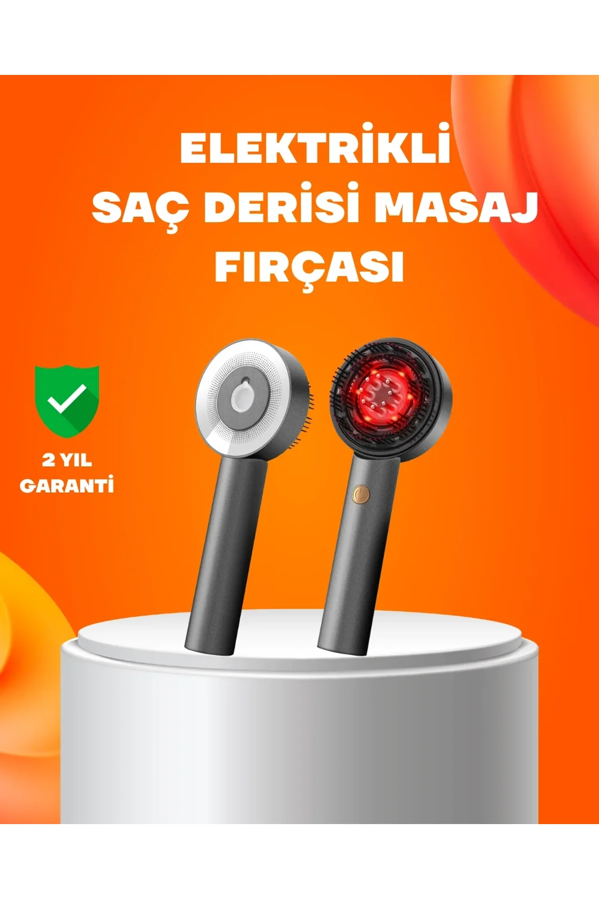 Kırmızı Işık Terapi Saç Derisi Masaj Tarağı 3 Modlu Yağ Hazneli - Just Cheap Store Görsel 2