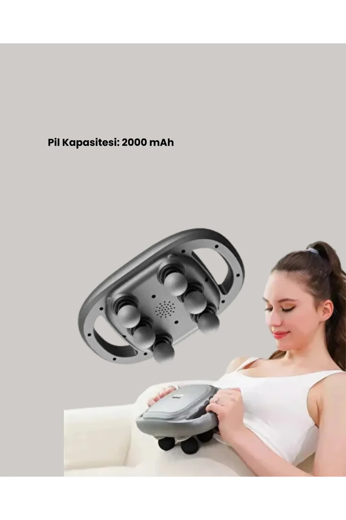 Şarjlı 6 Başlıklı Masaj Tabancası 2000 Mah Sessiz Güçlü Motor - Just Cheap Store Görsel 4