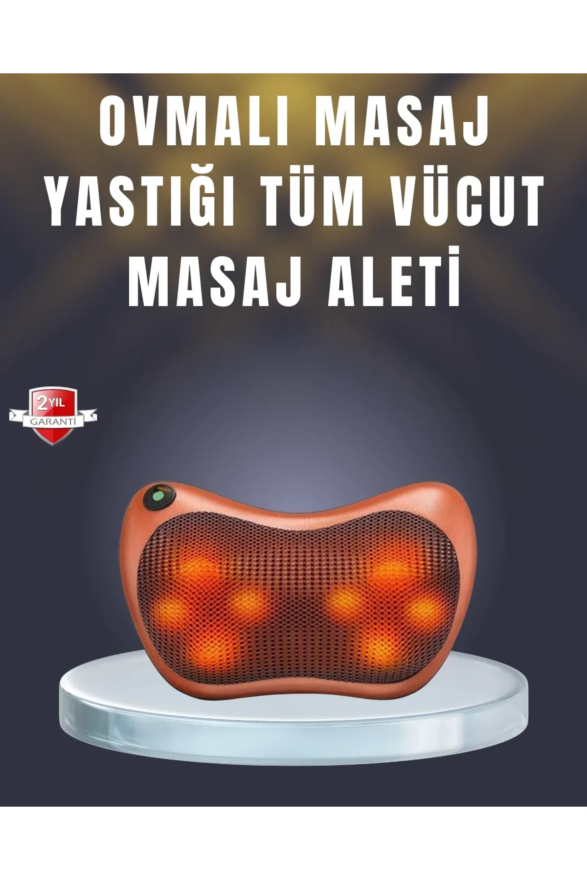 Çok Fonksiyonlu Boyun Bel Sırt Masaj Yastığı Araç İçi Uyumlu - Just Cheap Store Görsel 2