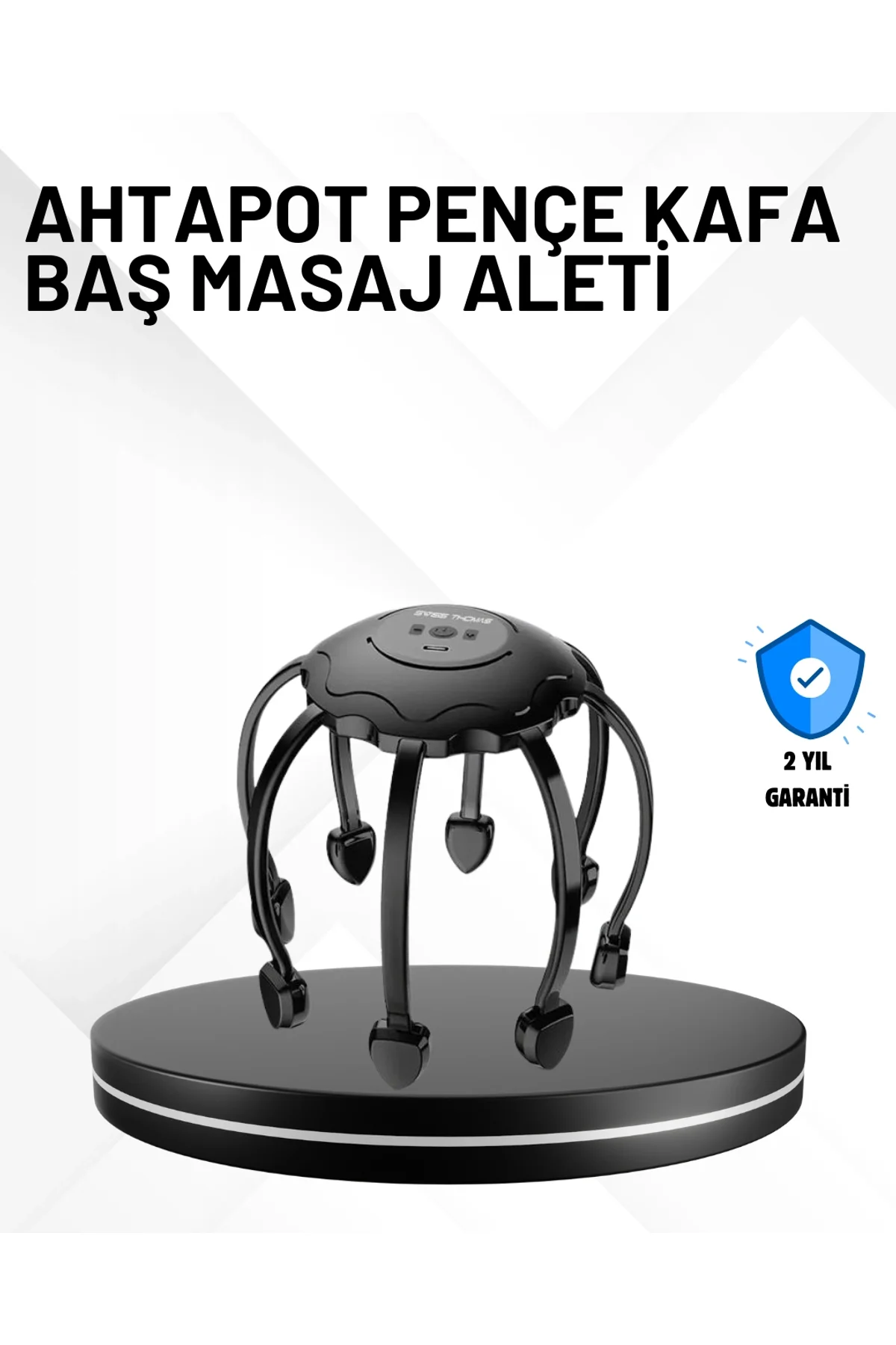 Taşınabilir Kafa Masaj Cihazı Eller Serbest 360° Profesyonel Masaj