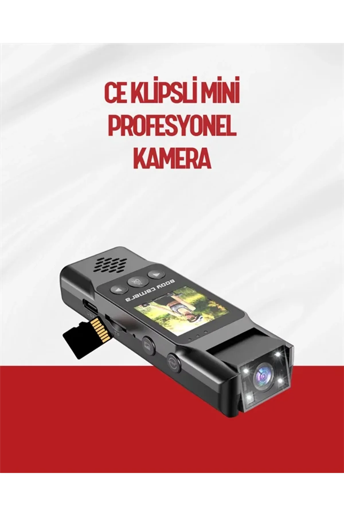 Hareket Algılayıcılı Taşınabilir Mini Kamera – 3mp Fotoğraf, Düşük Güç Tüketimi - Just Cheap Store Görsel 2
