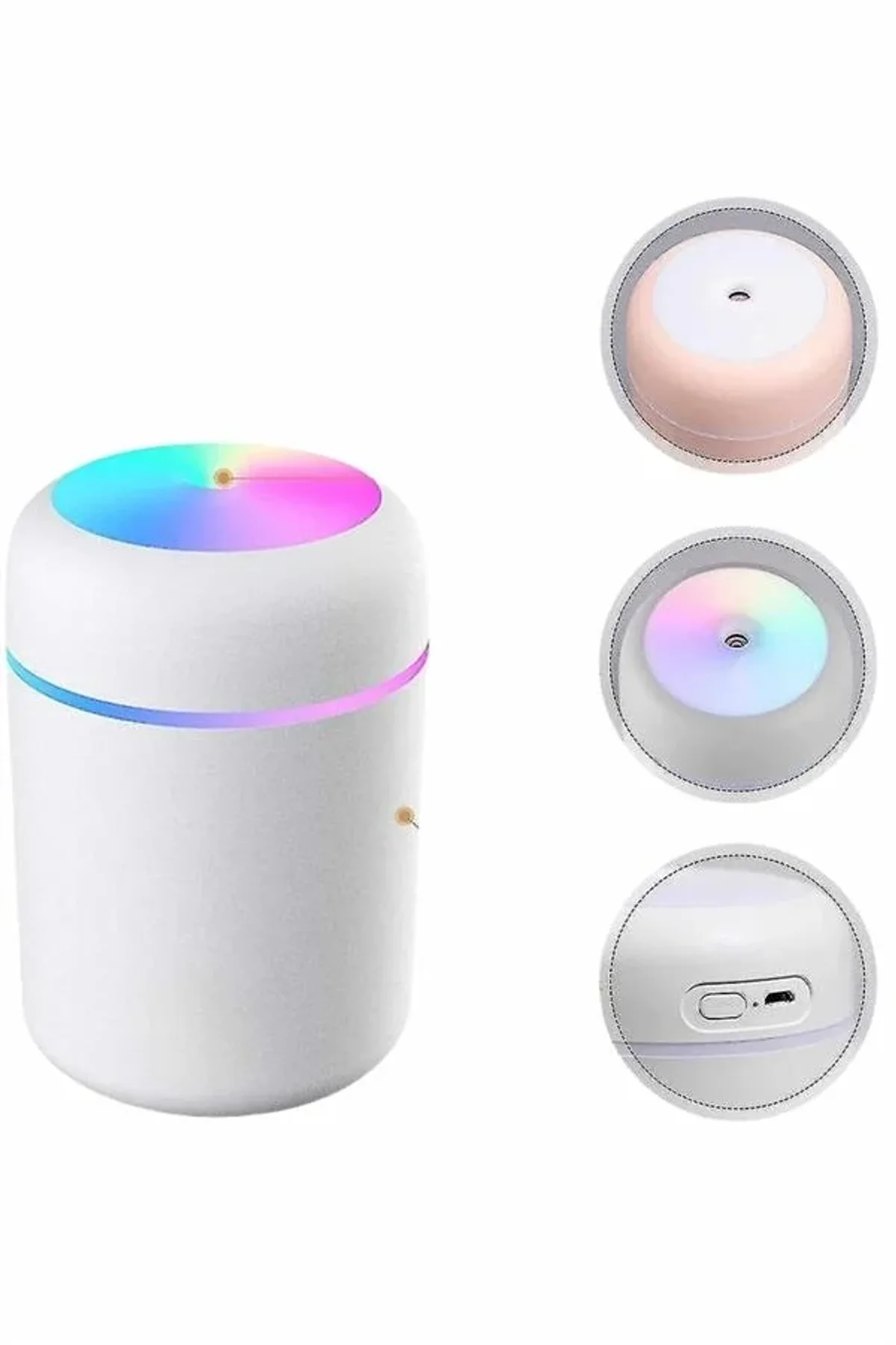 Humidifier Led Işıklı Mini Ortam Oda Kokusu Aromaterapi Buhardanlık - Just Cheap Store Görsel 5