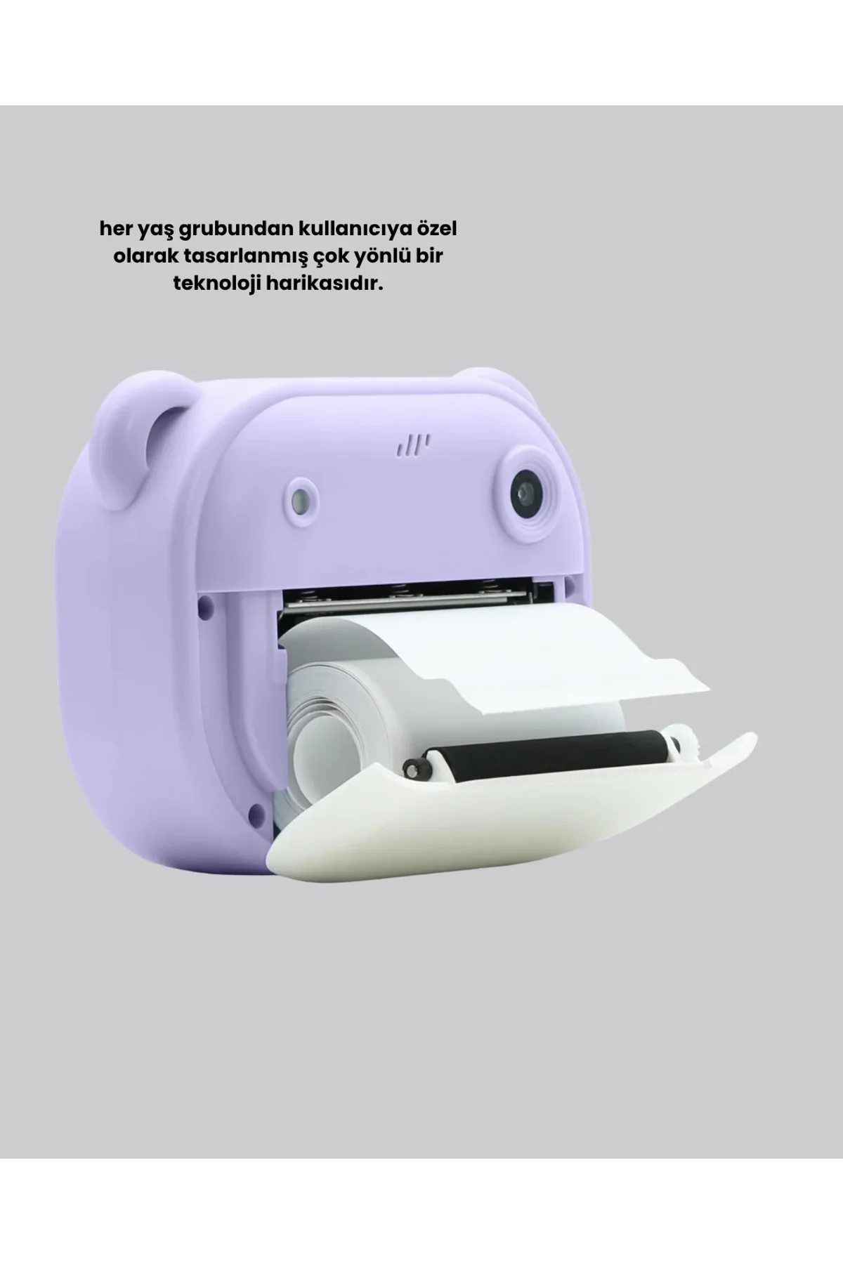 Termal Baskı Özellikli Mini Kamera Mor - Just Cheap Store Görsel 4