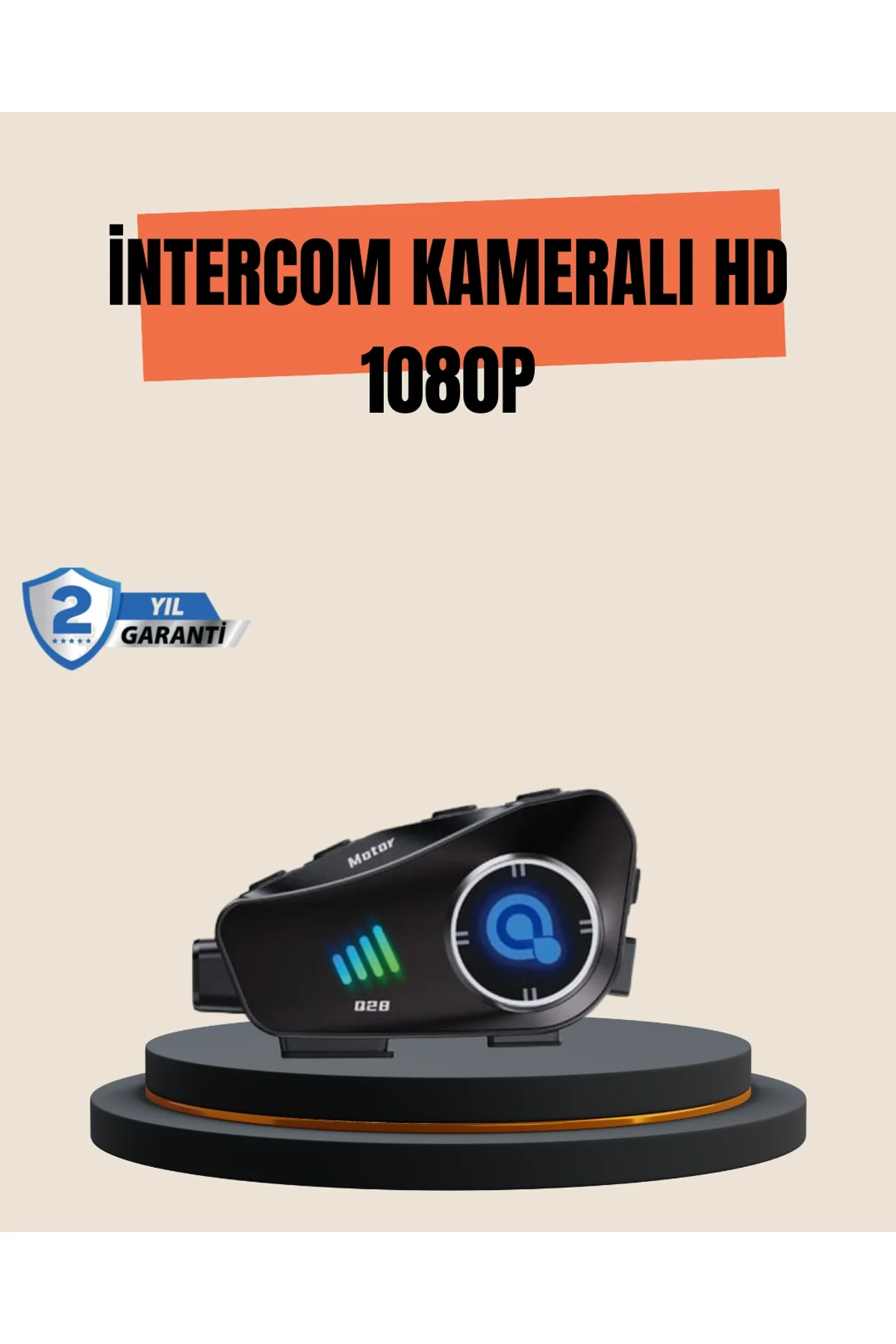 Q28 Motosiklet Kask Bluetooth Kulaklık Full Hd 1080p Kamera