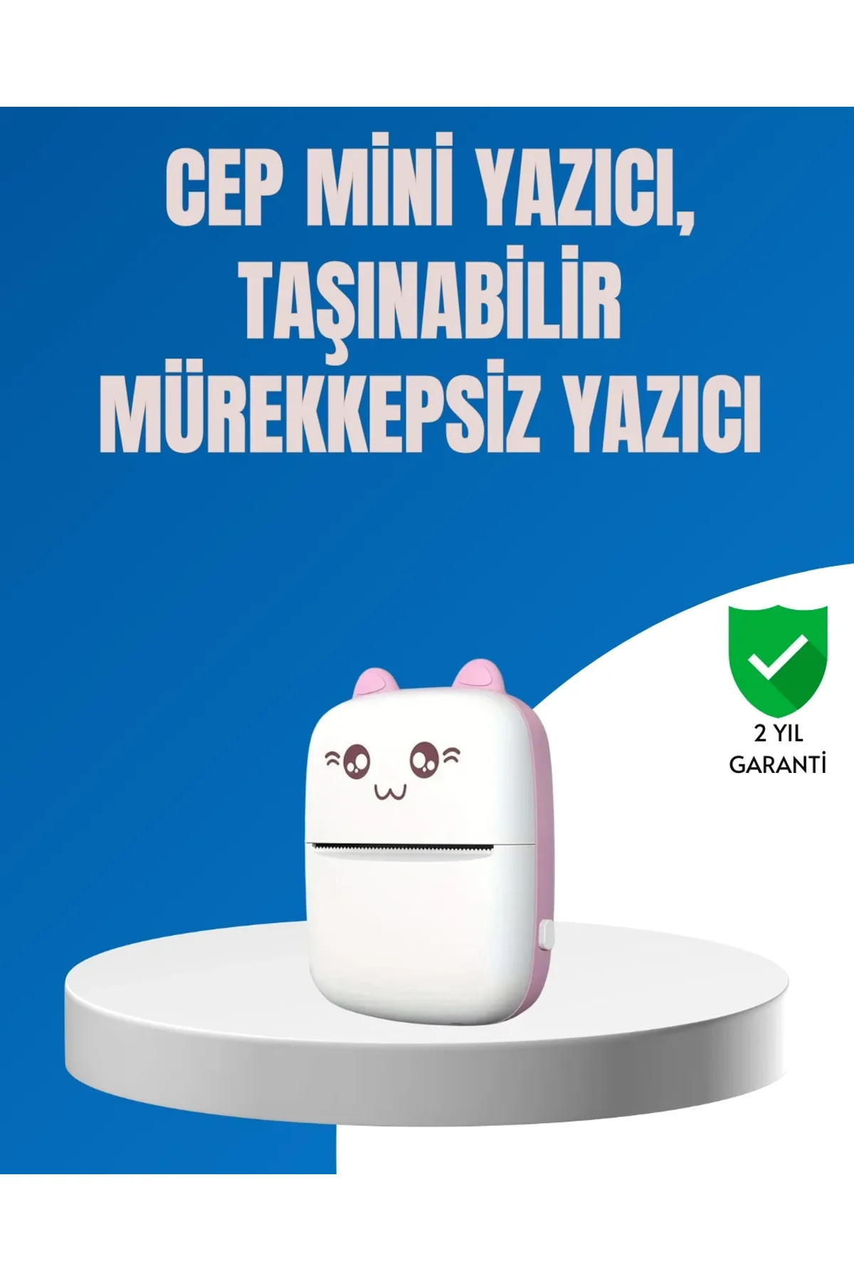 Mini Bluetooth Termal Yazıcı 1200mah Şarjlı Taşınabilir - Just Cheap Store Görsel 2