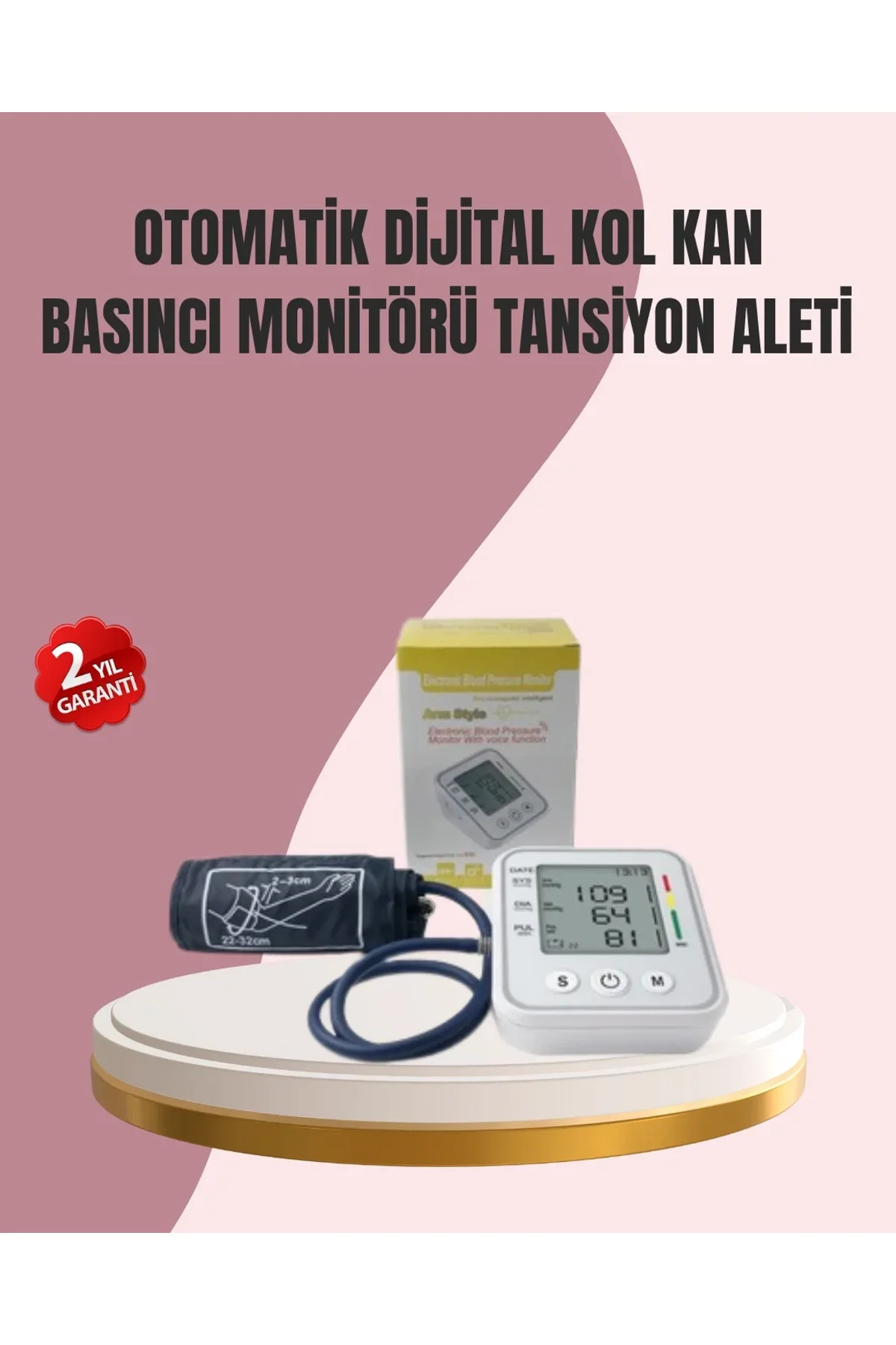 Yüksek Hassasiyetli Dijital Tansiyon Ölçer - Just Cheap Store Görsel 2