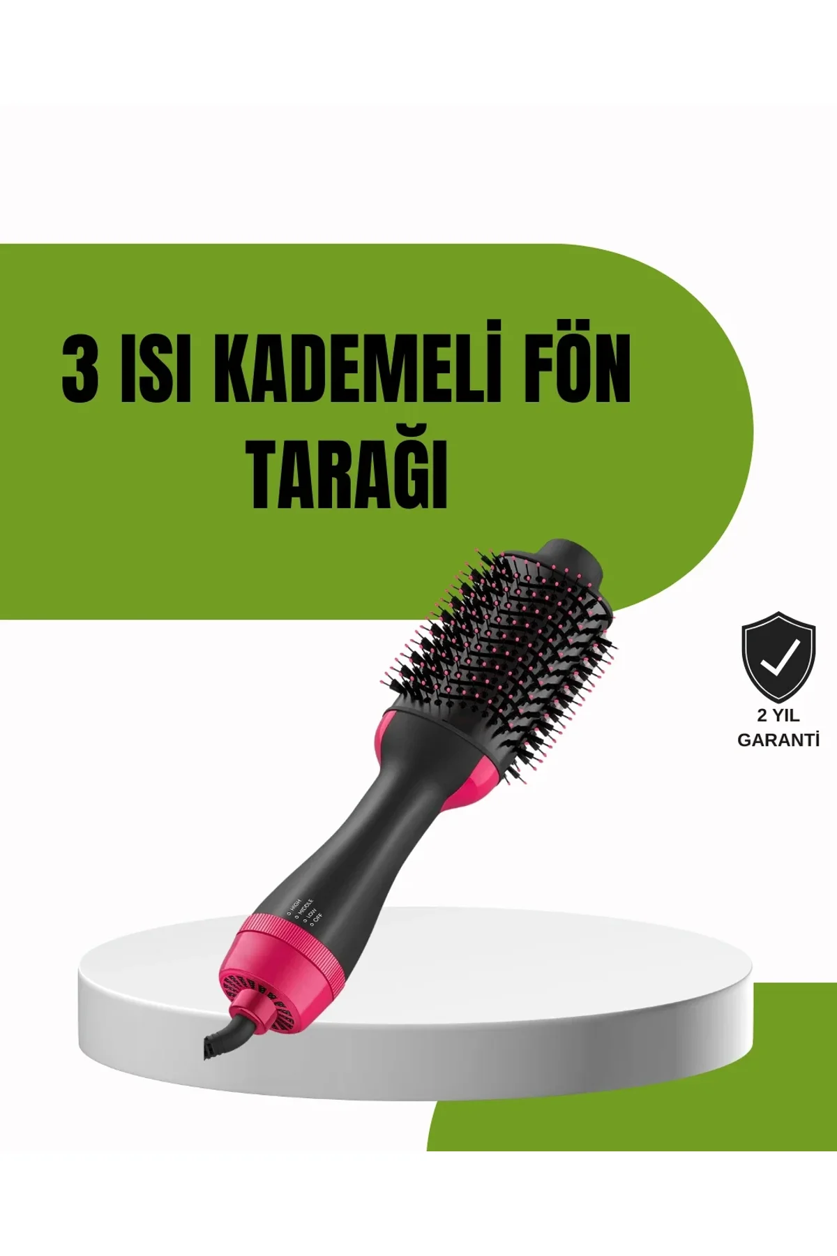 Hızlı Kurutma Ve Hacim Veren Elektrikli Saç Fırçası - Just Cheap Store Görsel 2