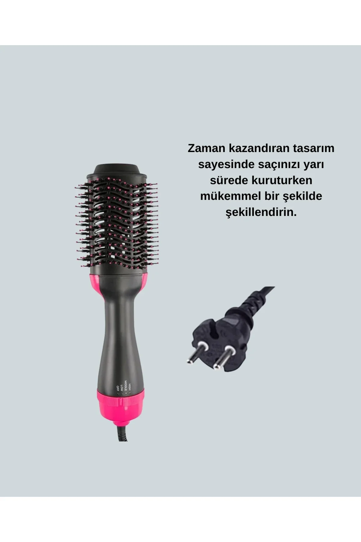 Hızlı Kurutma Ve Hacim Veren Elektrikli Saç Fırçası - Just Cheap Store Görsel 3