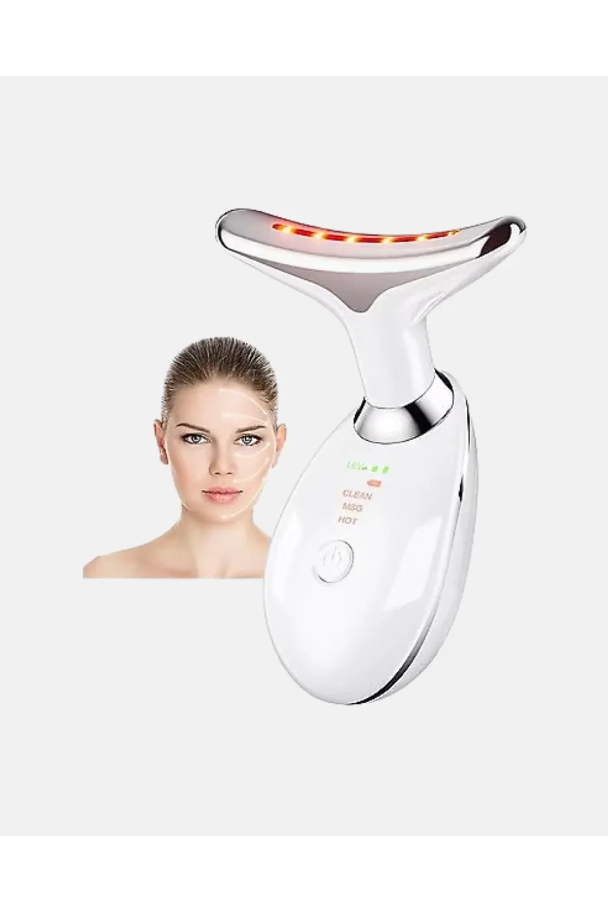 Boyun Ve Gıdı Toparlayıcı Ems Cilt Sıkılaştırıcı 7000 Titreşim Isı Terapisi - Just Cheap Store Görsel 5
