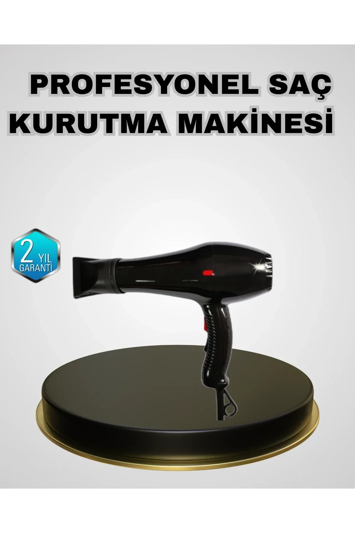 Profesyonel 2200w Fön Makinesi Soğuk Sıcak Üflemeli İki Kademeli - Just Cheap Store Görsel 2
