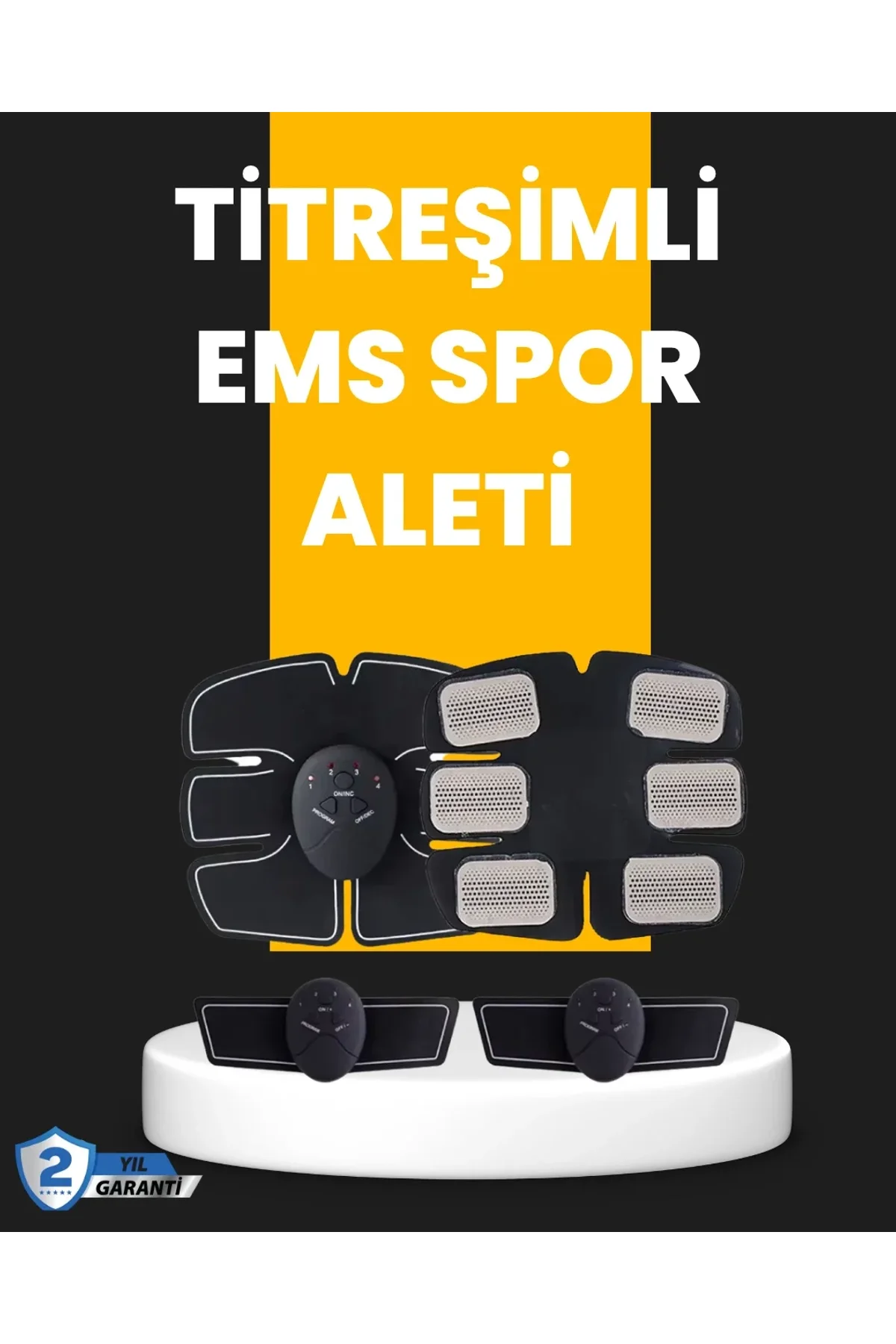 Titreşimli Ems Spor Ve Fitness Cihazı Karın Kası Kol Bacak 2025 Model - Just Cheap Store Görsel 2