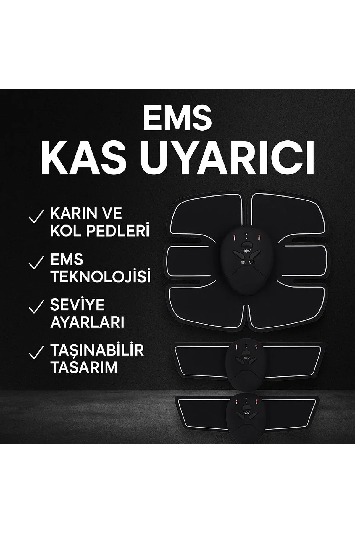 Ems Titreşimli Spor Cihazı Kas Geliştirme Ve Yağ Yakma 2025 Seri Orijinal - Just Cheap Store Görsel 3