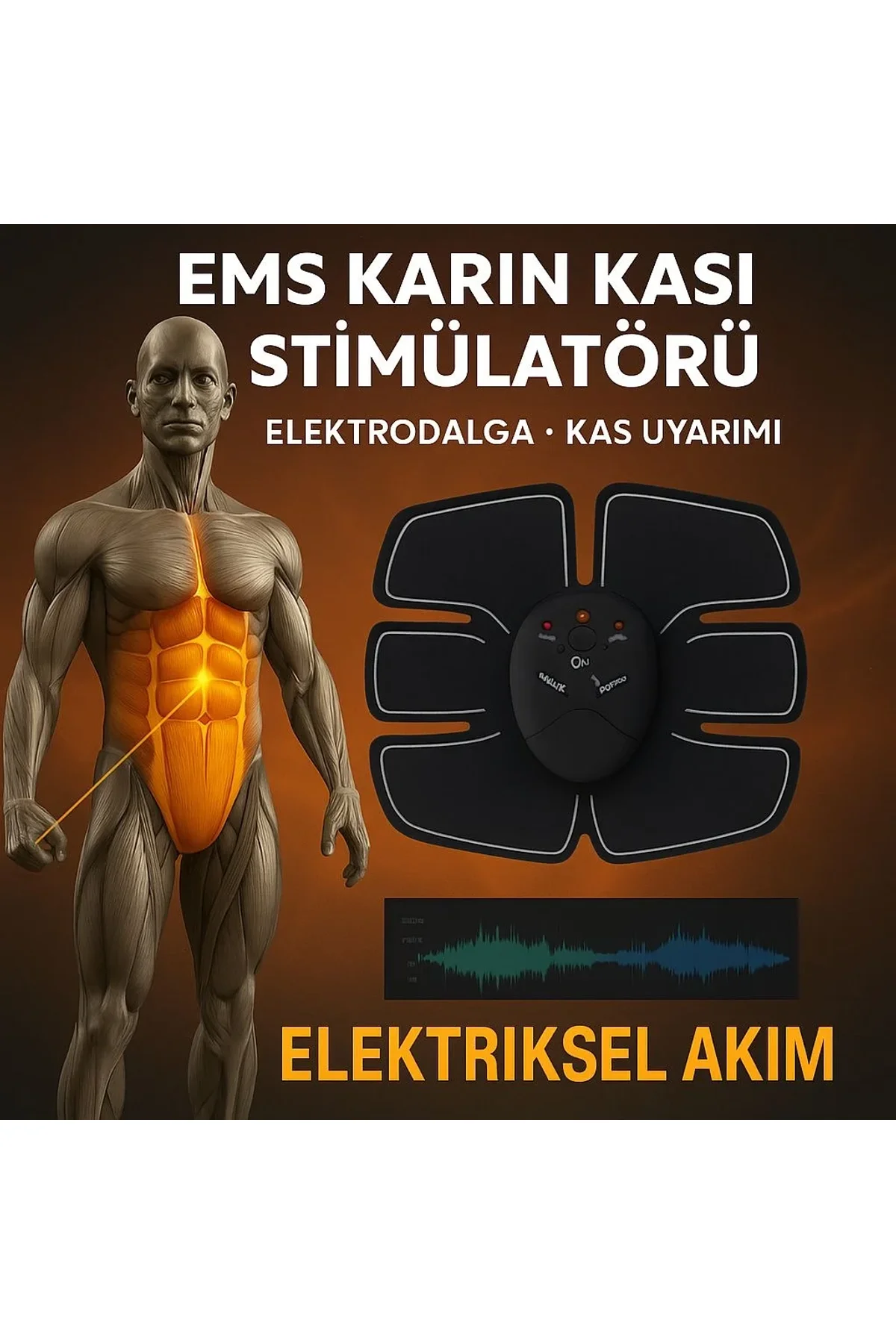 Ems Titreşimli Spor Cihazı Kas Geliştirme Ve Yağ Yakma 2025 Seri Orijinal - Just Cheap Store Görsel 5
