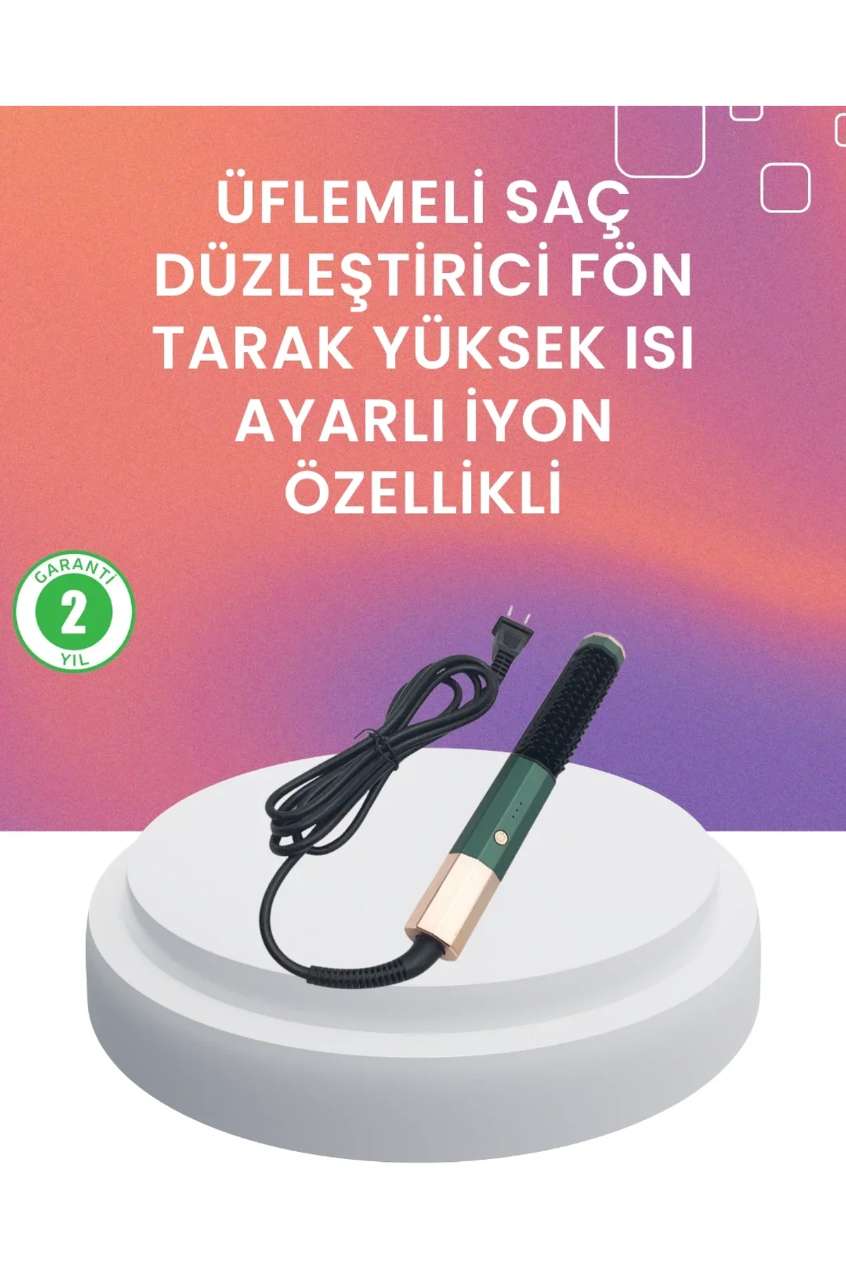 Termal Koruma Sistemli Çok Fonksiyonlu Saç Şekillendirme Cihazı - Just Cheap Store Görsel 2