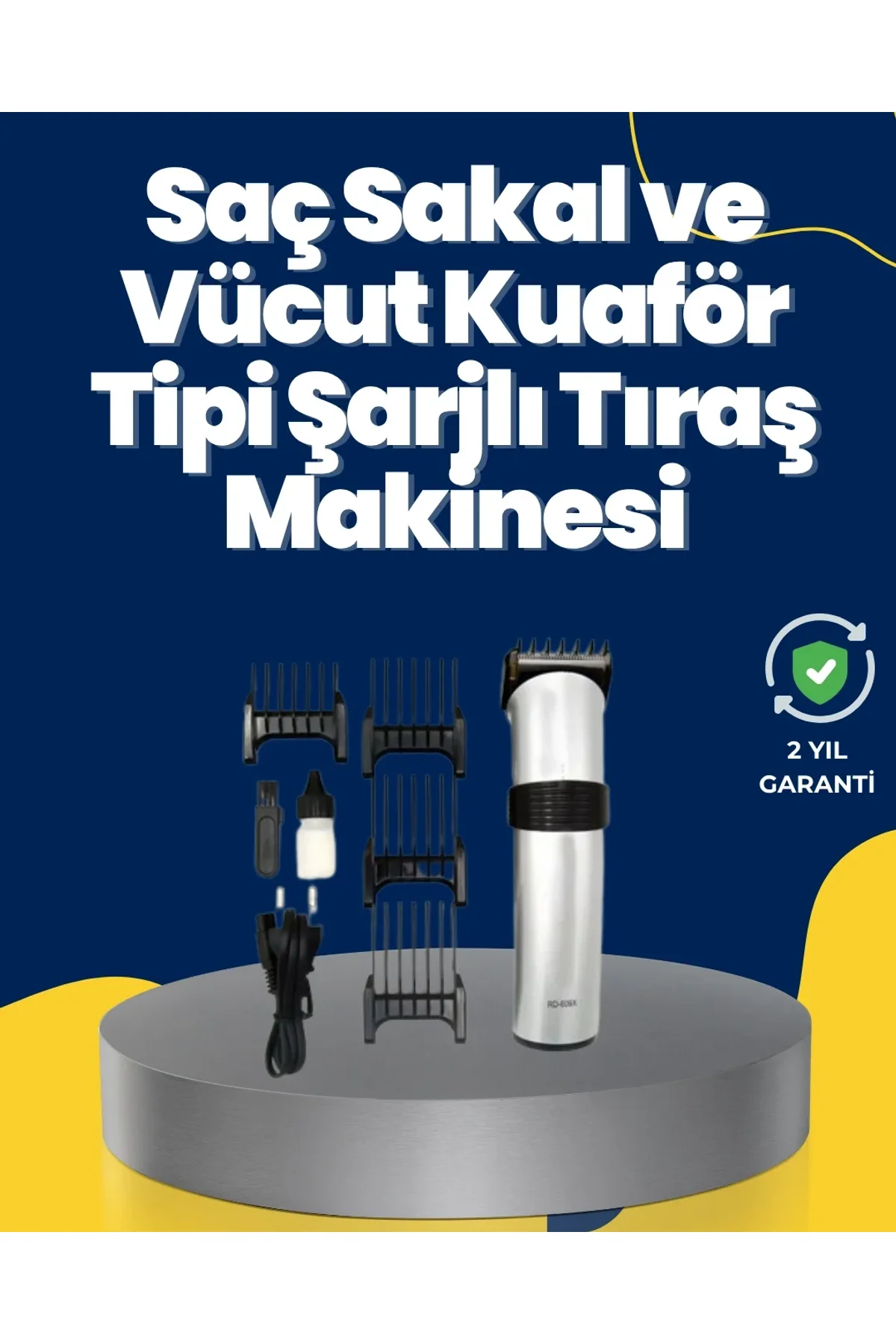 5 Farklı Kesim Tarağıyla Gelen Çok Amaçlı Tıraş Cihazı - Just Cheap Store Görsel 2
