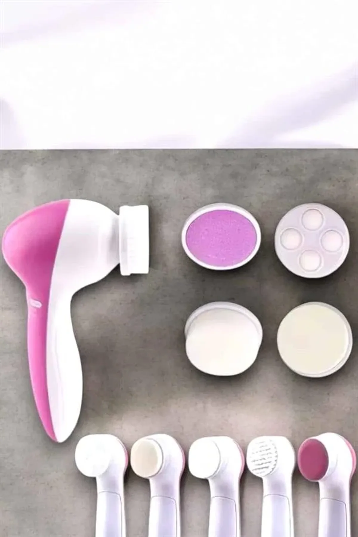 Taşınabilir Yüz Temizleme Cihazı Masaj, Peeling, Temizlik 5 Başlıklı - Just Cheap Store Görsel 5