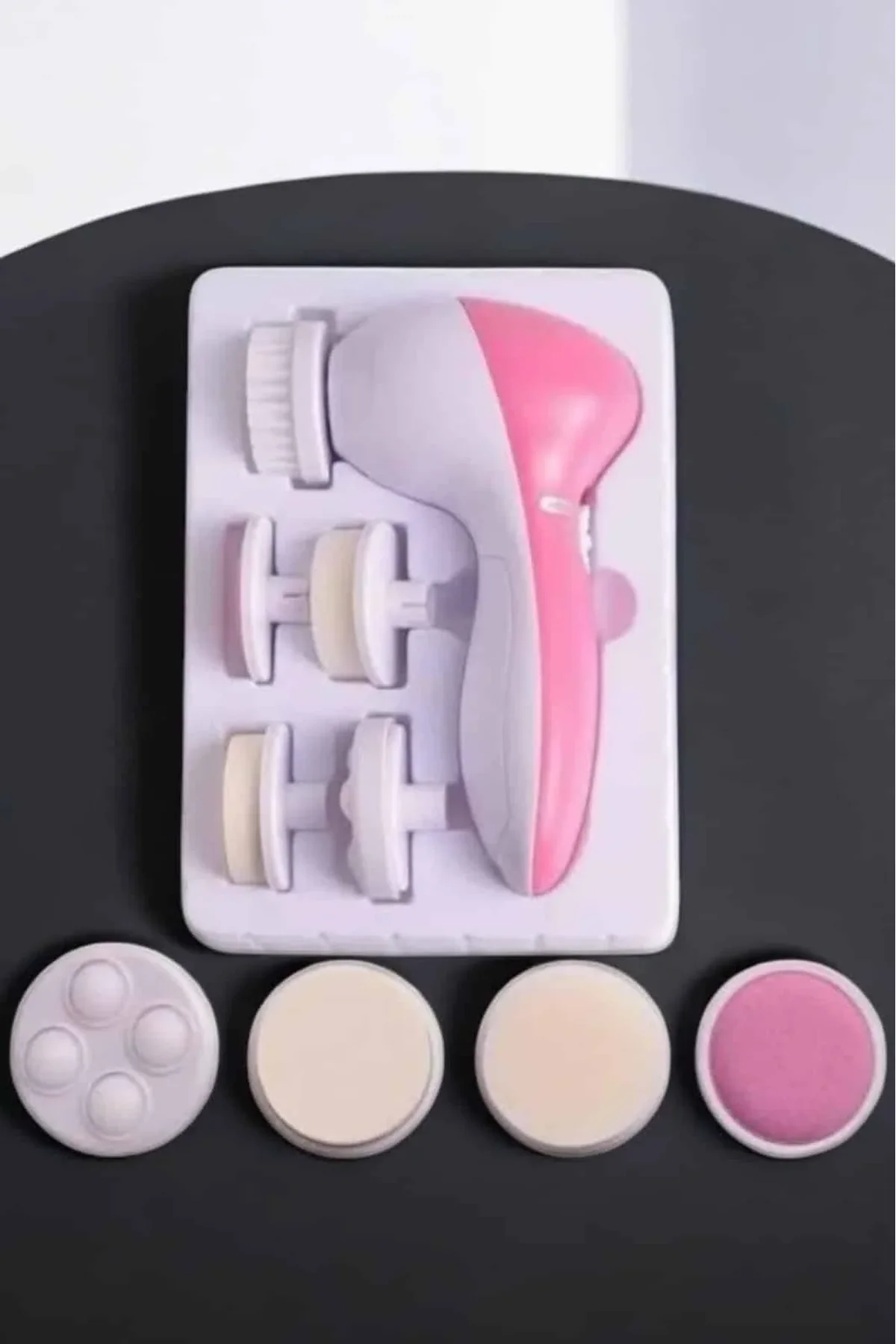 Taşınabilir Yüz Temizleme Cihazı Masaj, Peeling, Temizlik 5 Başlıklı - Just Cheap Store Görsel 4