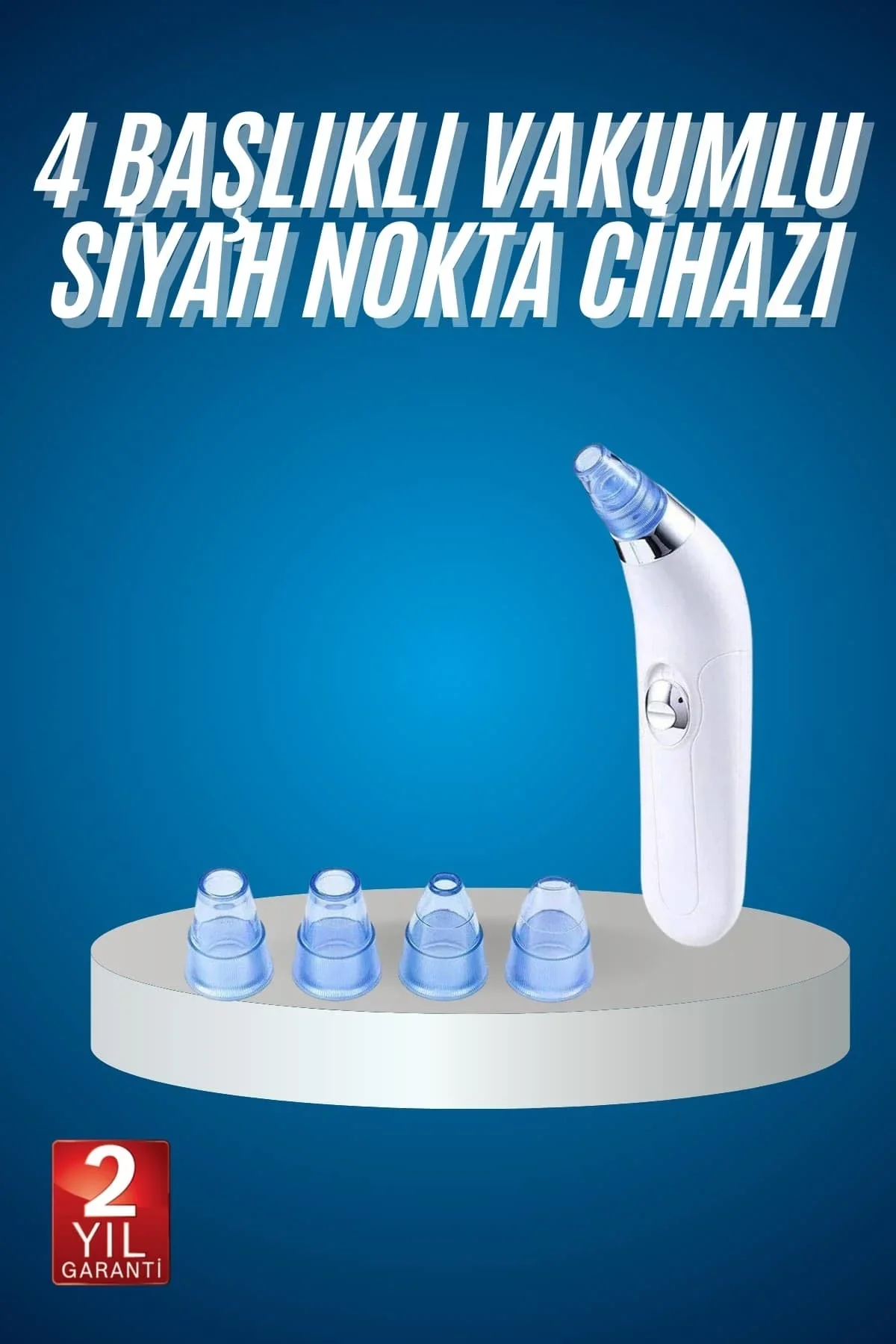 4 Başlıklı Vakumlu Siyah Nokta Ve Yüz Temizleme Cihazı - Just Cheap Store Görsel 2