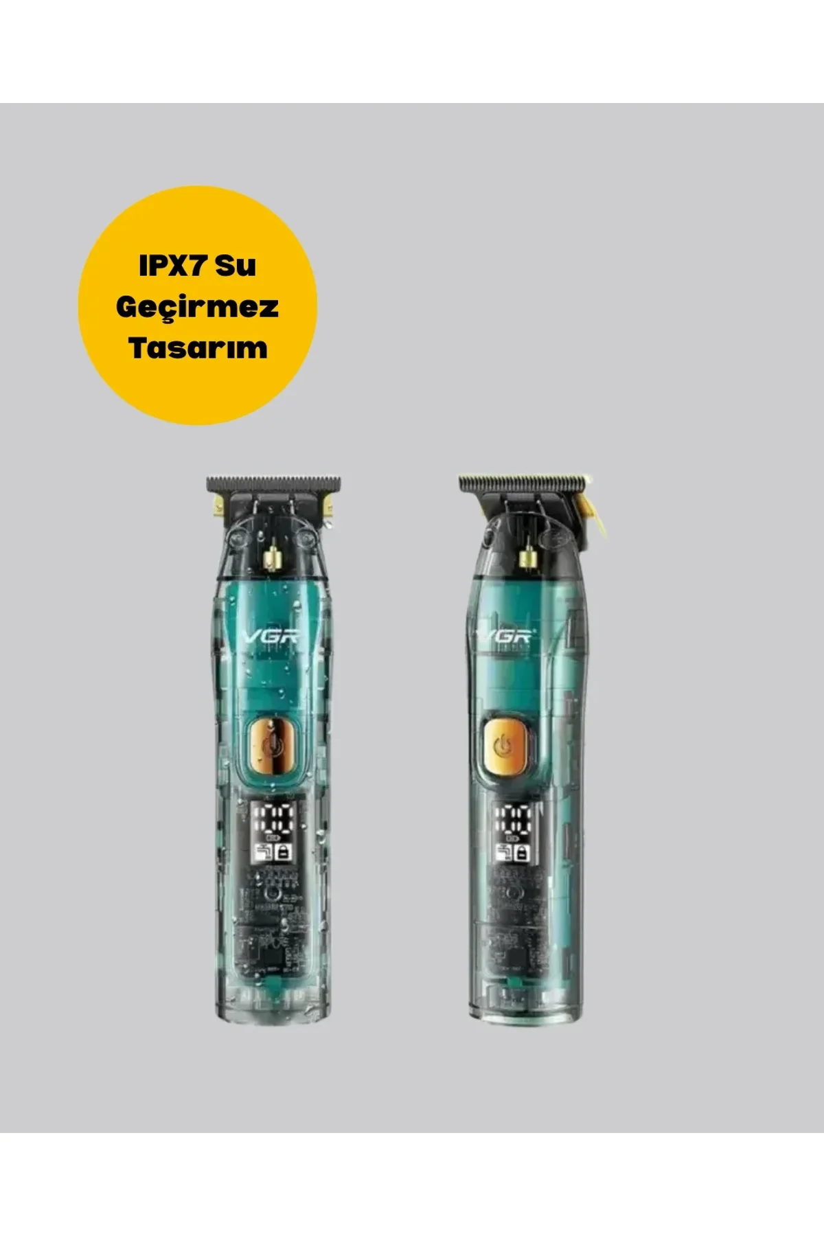 Vgr V-695 Şarjlı Saç Sakal Tıraş Makinesi 2600mah Batarya Ve Kılavuz Taraklı - Just Cheap Store Görsel 5
