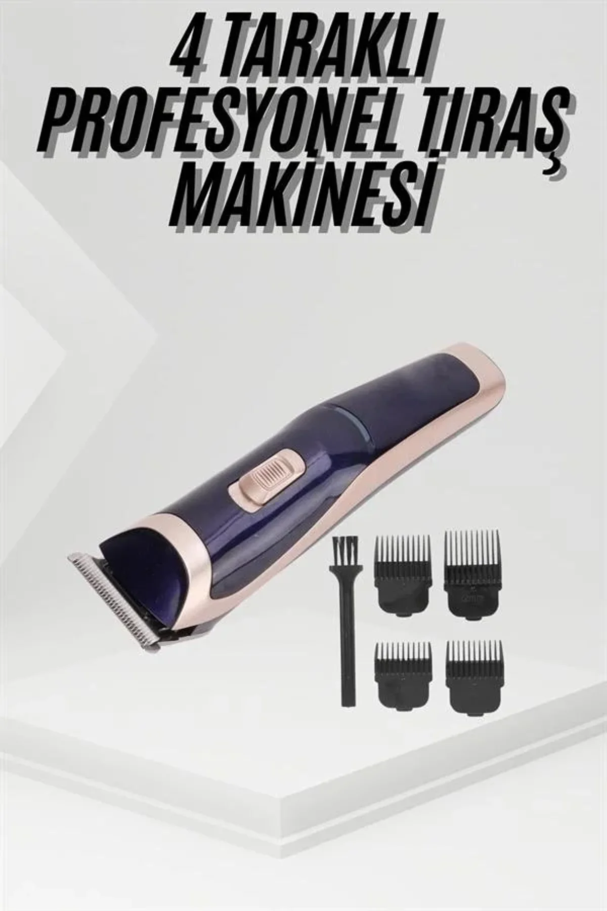Tıraş Makinesi 4 Başlıklı Paslanmaz Çelik Bıçaklı Tüm Saç Tiplerine Uygun - Just Cheap Store Görsel 2