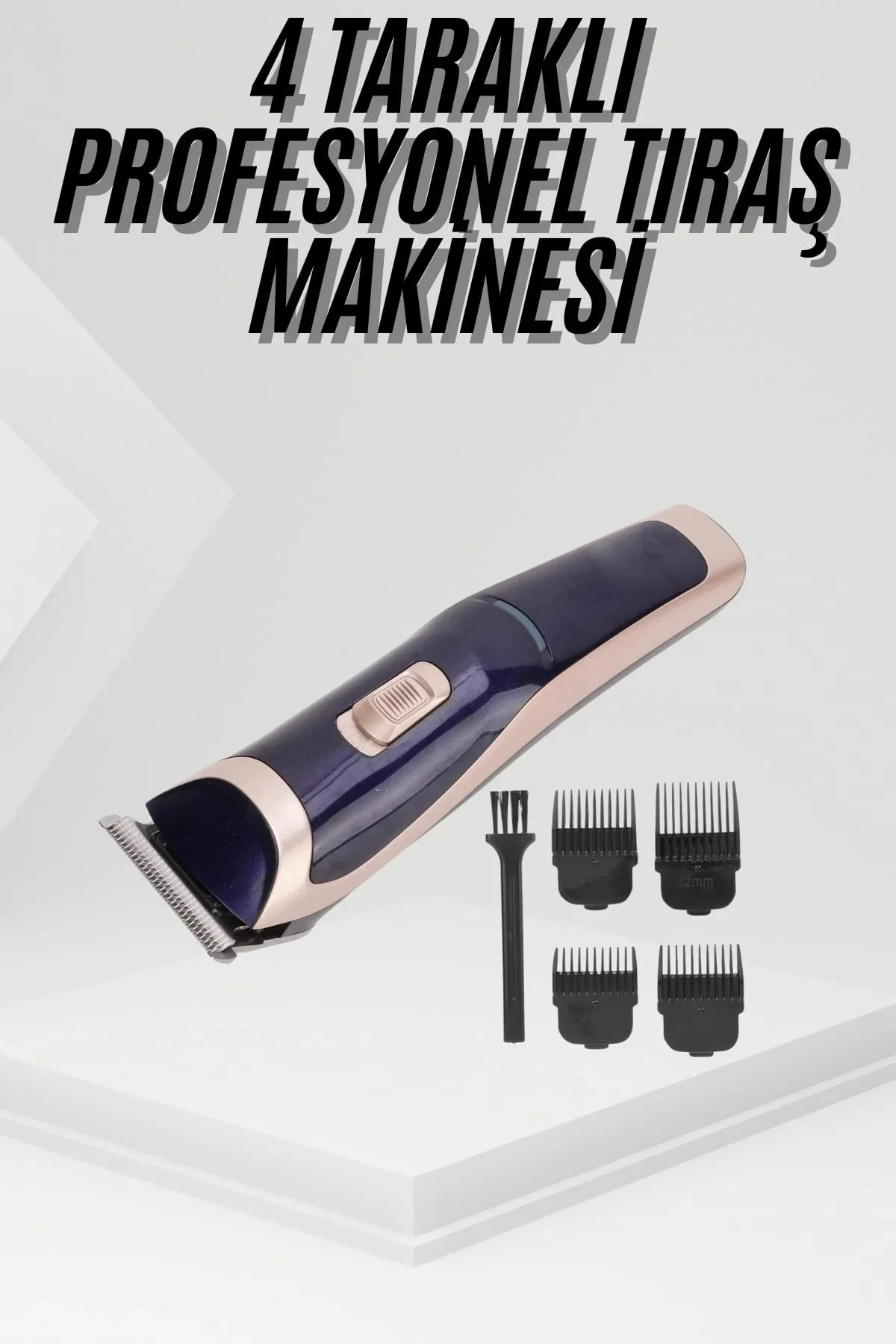 Tıraş Makinesi 4 Başlıklı Paslanmaz Çelik Bıçaklı Tüm Saç Tiplerine Uygun - Just Cheap Store Görsel 2