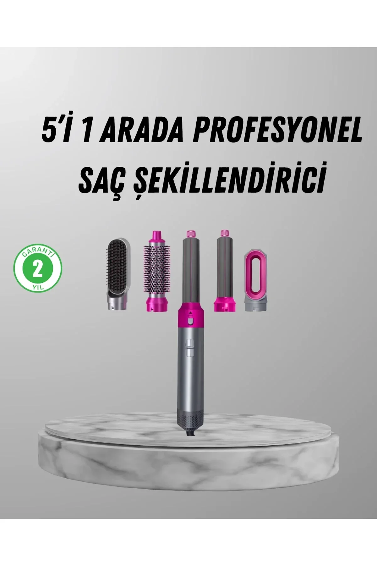 5’i 1 Arada Saç Şekillendirici Set Kuaför Düzeyinde Performans Ve Ergonomik Tasarım - Just Cheap Store Görsel 2
