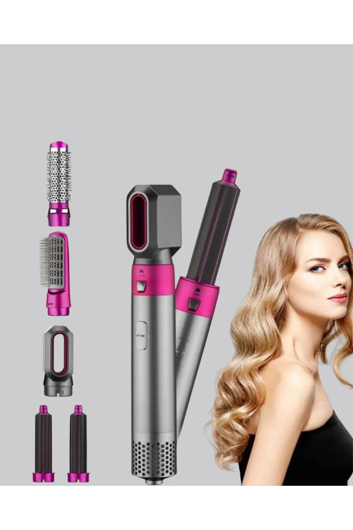 5’i 1 Arada Saç Şekillendirici Set Kuaför Düzeyinde Performans Ve Ergonomik Tasarım - Just Cheap Store Görsel 3