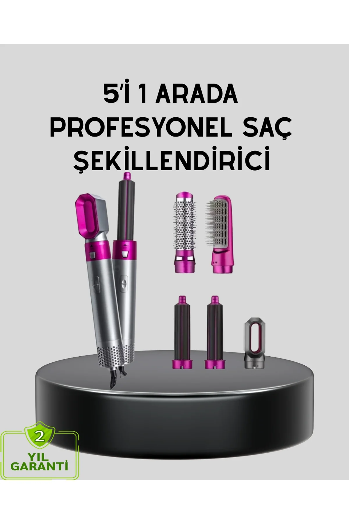 5’i 1 Arada Saç Şekillendirme Makinesi Hızlı Kuruma Ve Kuaför Kalitesinde Sonuç
