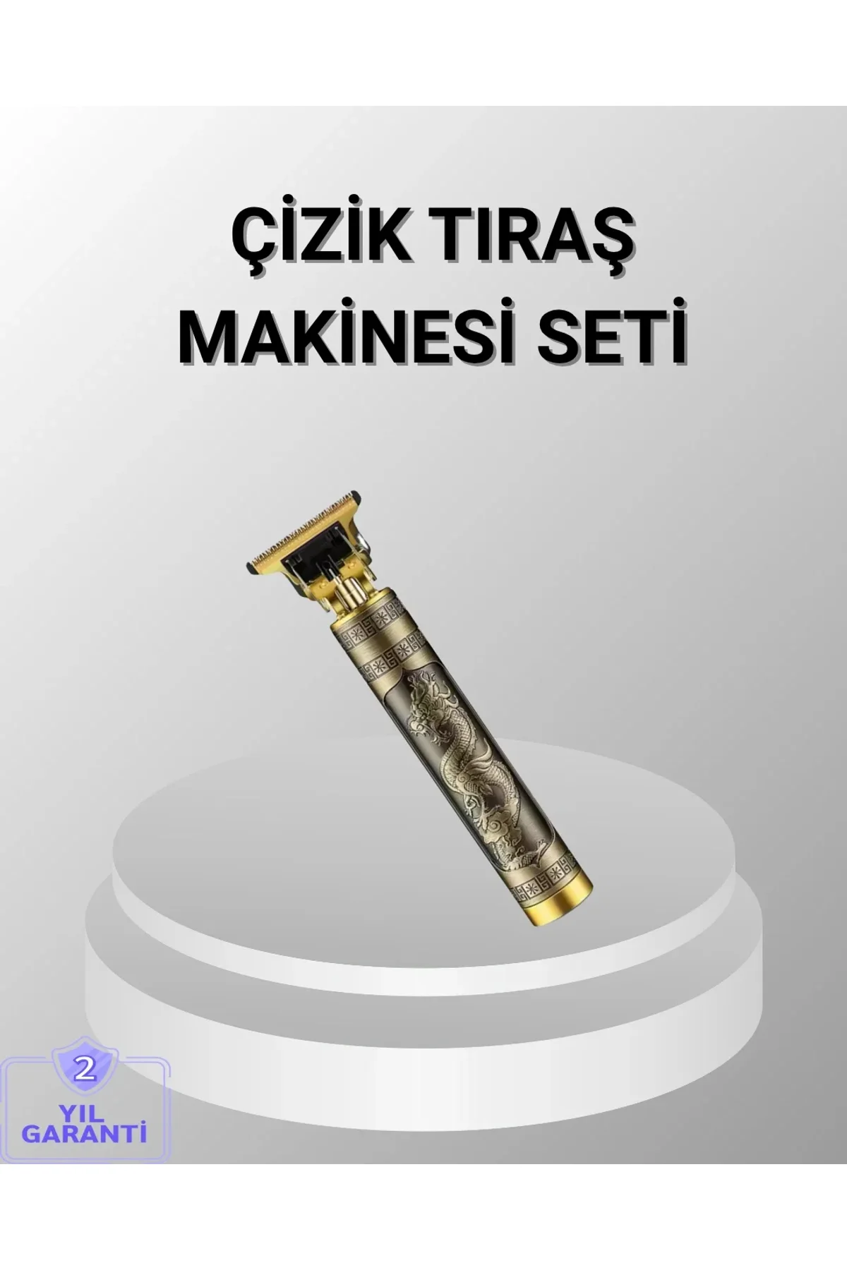 Şarjlı T Bıçaklı Saç Ve Sakal Tıraş Makinesi – 3 Başlıklı, Güçlü Motorlu, 2 Saat Kullanım - Just Cheap Store Görsel 2