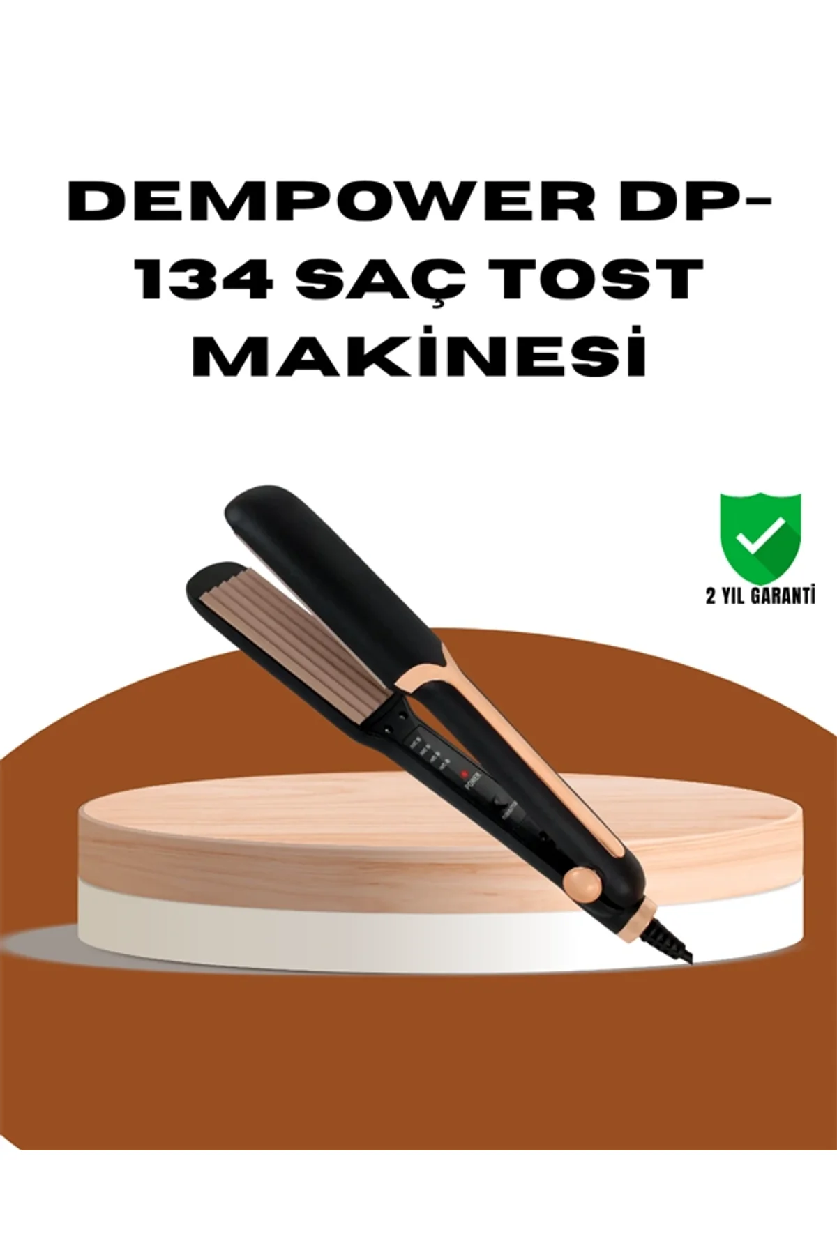 Dempower Dp-134 Saç Tost Makinesi – Kolay Kullanım, Hızlı Sonuç, Uzun Süre Kalıcılık - Just Cheap Store Görsel 2