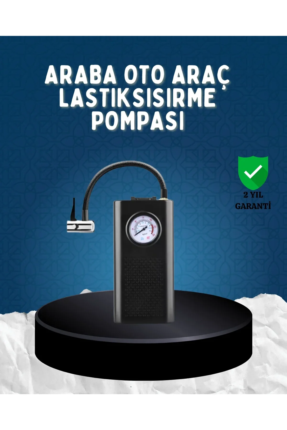 Elektrikli Hava Kompresörü Type-c Usb Şarjlı Çok Fonksiyonlu Lastik Pompası - Just Cheap Store Görsel 2