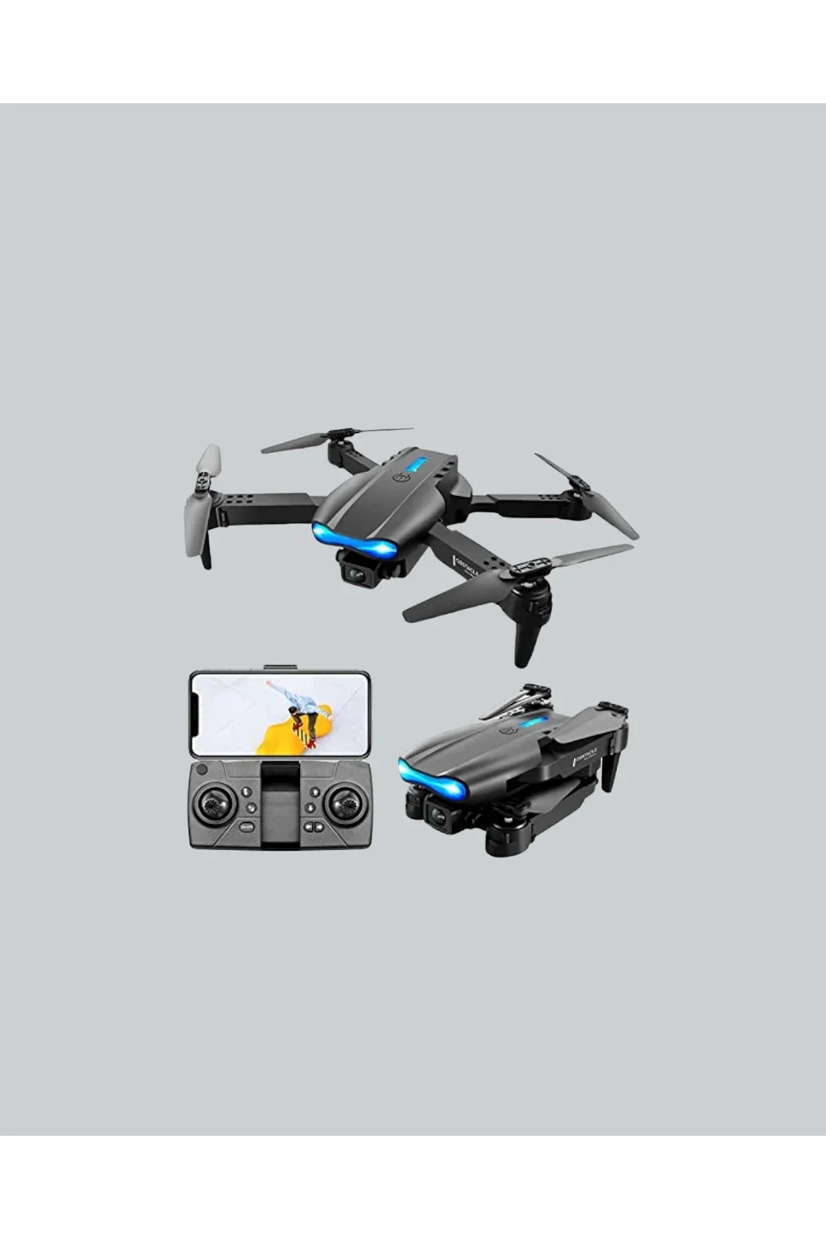2.4g 4ch Katlanabilir Drone 100 Metre Uçuş Mesafeli - Just Cheap Store Görsel 5