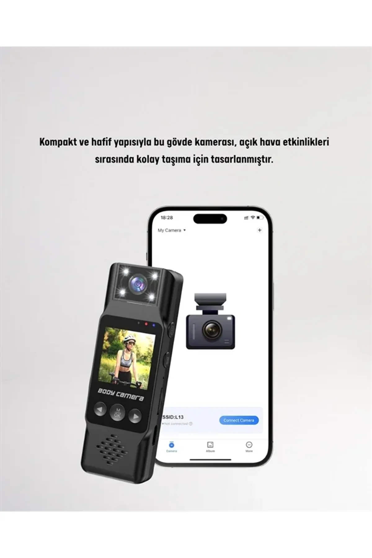 L13- Vücut Kamerası - Just Cheap Store Görsel 4