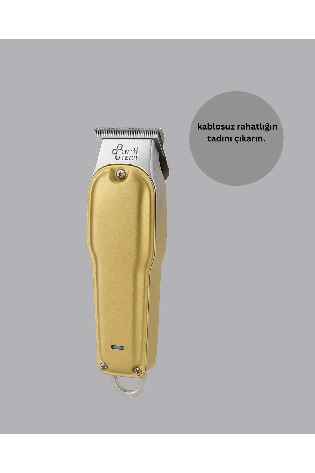 Berber Tipi Saç Sakal Kesme Makinesi Usb Şarjlı Sessiz Motorlu - Just Cheap Store Görsel 4