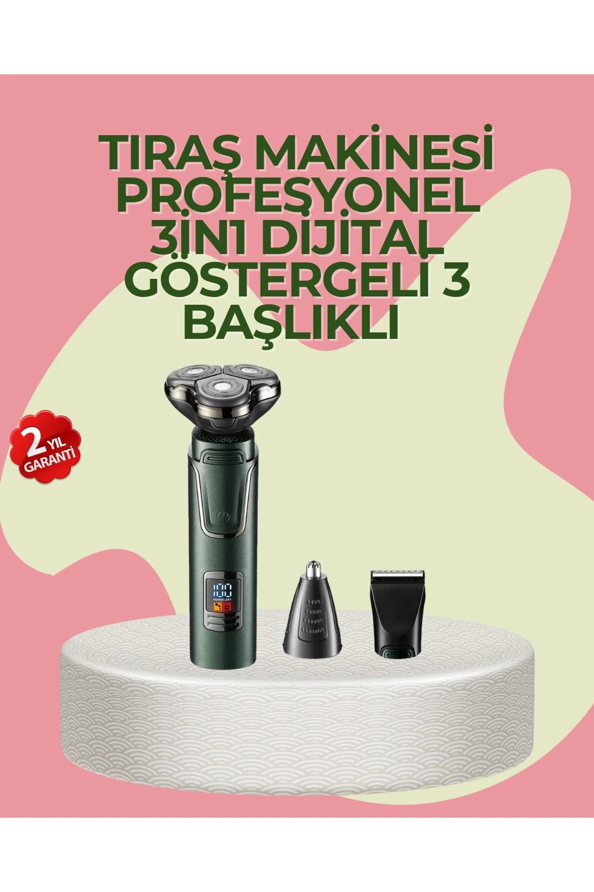 Başlıklı Şarjlı Tıraş Ve Bakım Cihazı