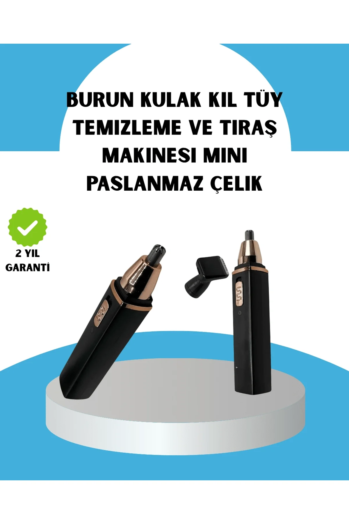Usb Şarjlı, Yıkanabilir Başlıklı Kişisel Bakım Cihazı-tıraş Makinesi