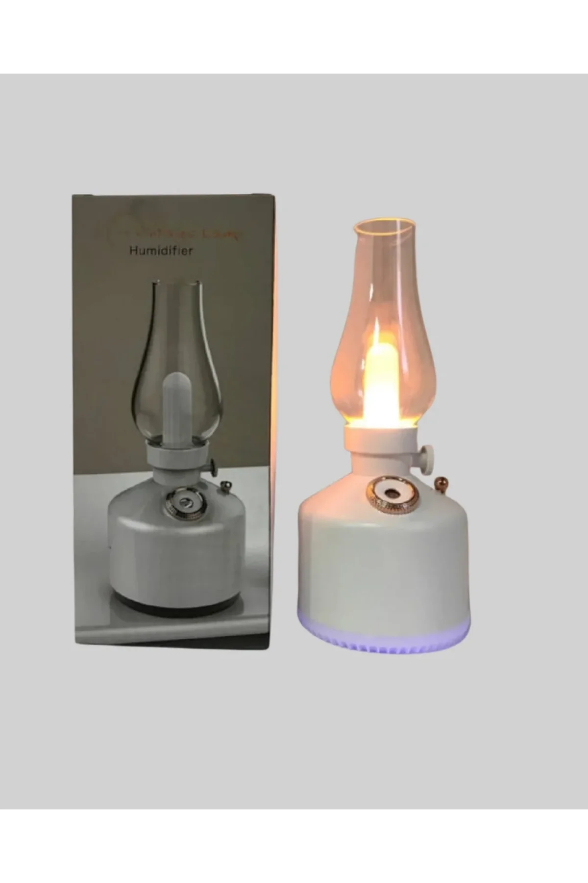 Renkli Led Işıklı Retro Gaz Lambası Aroma Terapi Mist Maker - Just Cheap Store Görsel 5