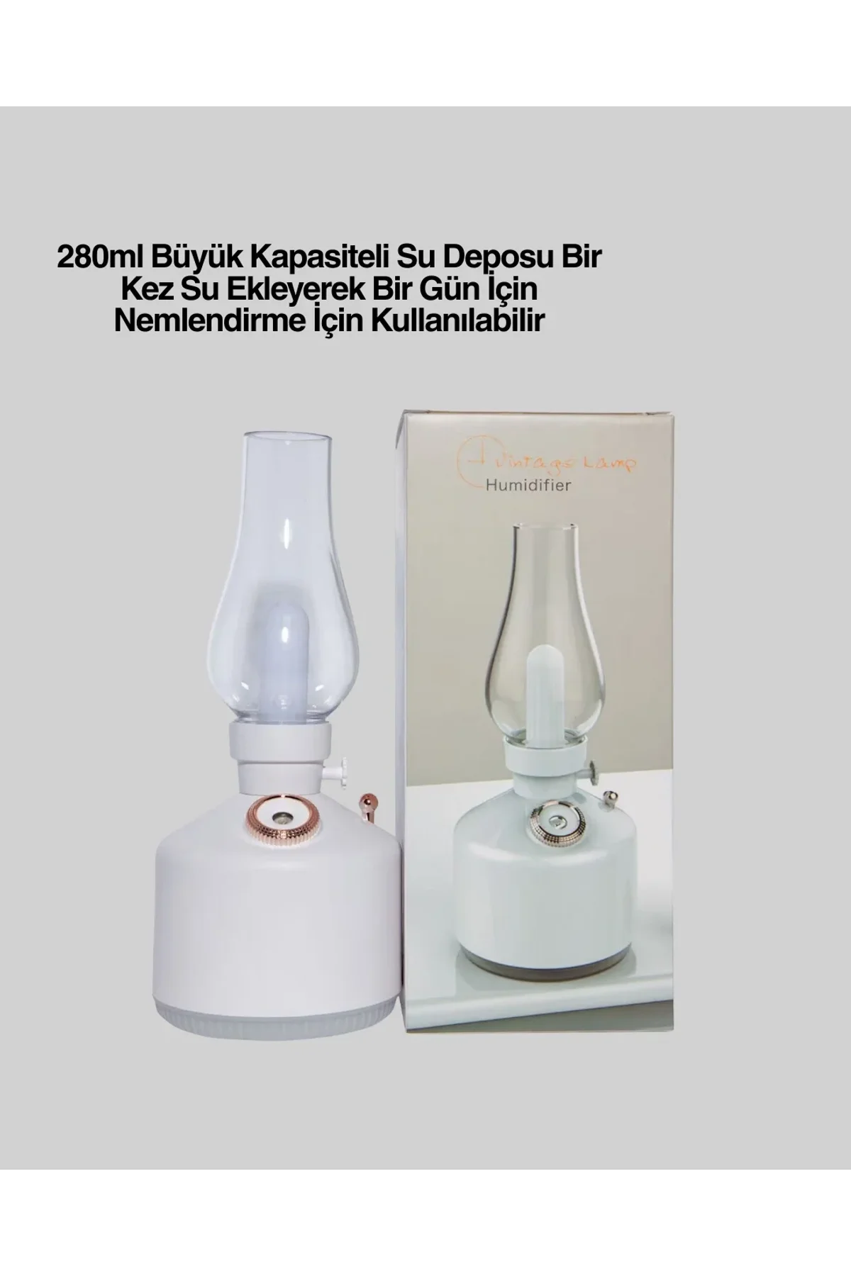 Renkli Led Işıklı Retro Gaz Lambası Aroma Terapi Mist Maker - Just Cheap Store Görsel 3
