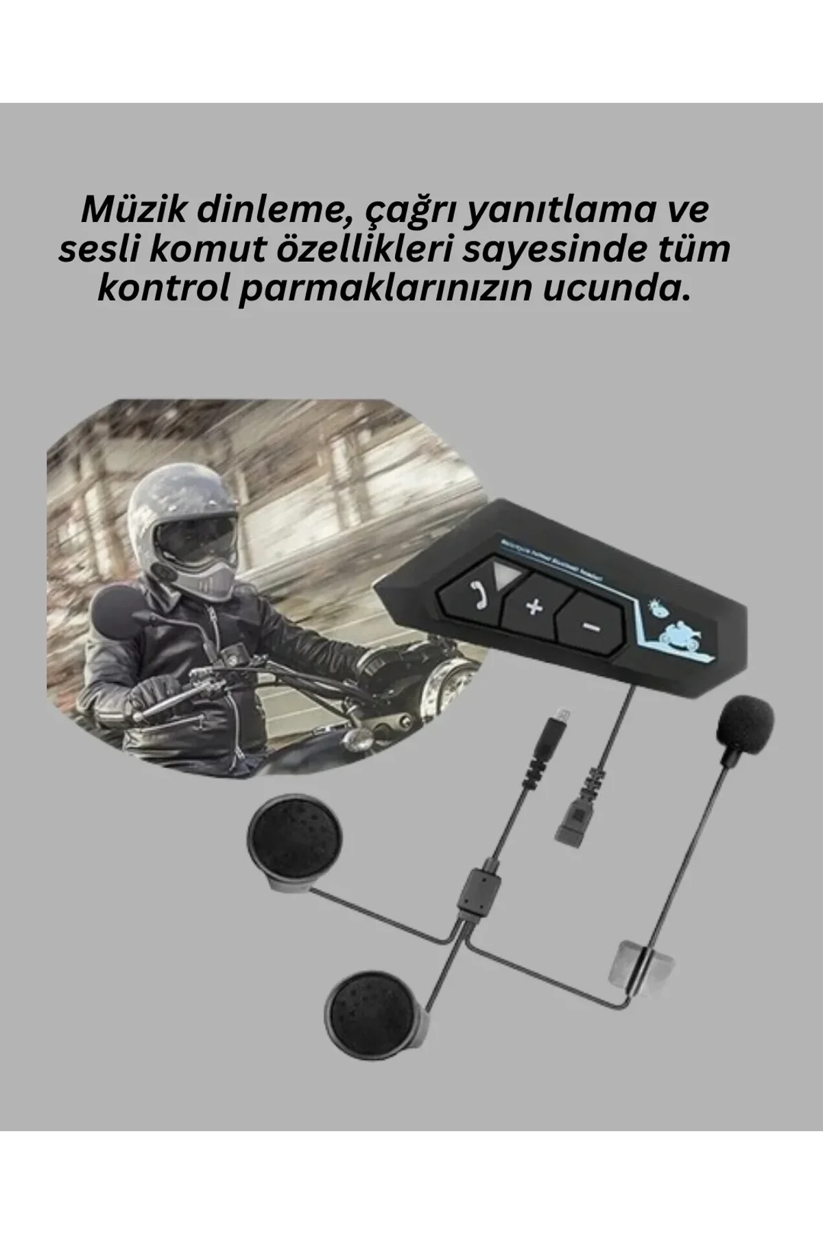 Bluetooth 5.0 Edr Kask Kulaklık Yüksek Ses Kalitesi Ve Gürültü Önleme - Just Cheap Store Görsel 4