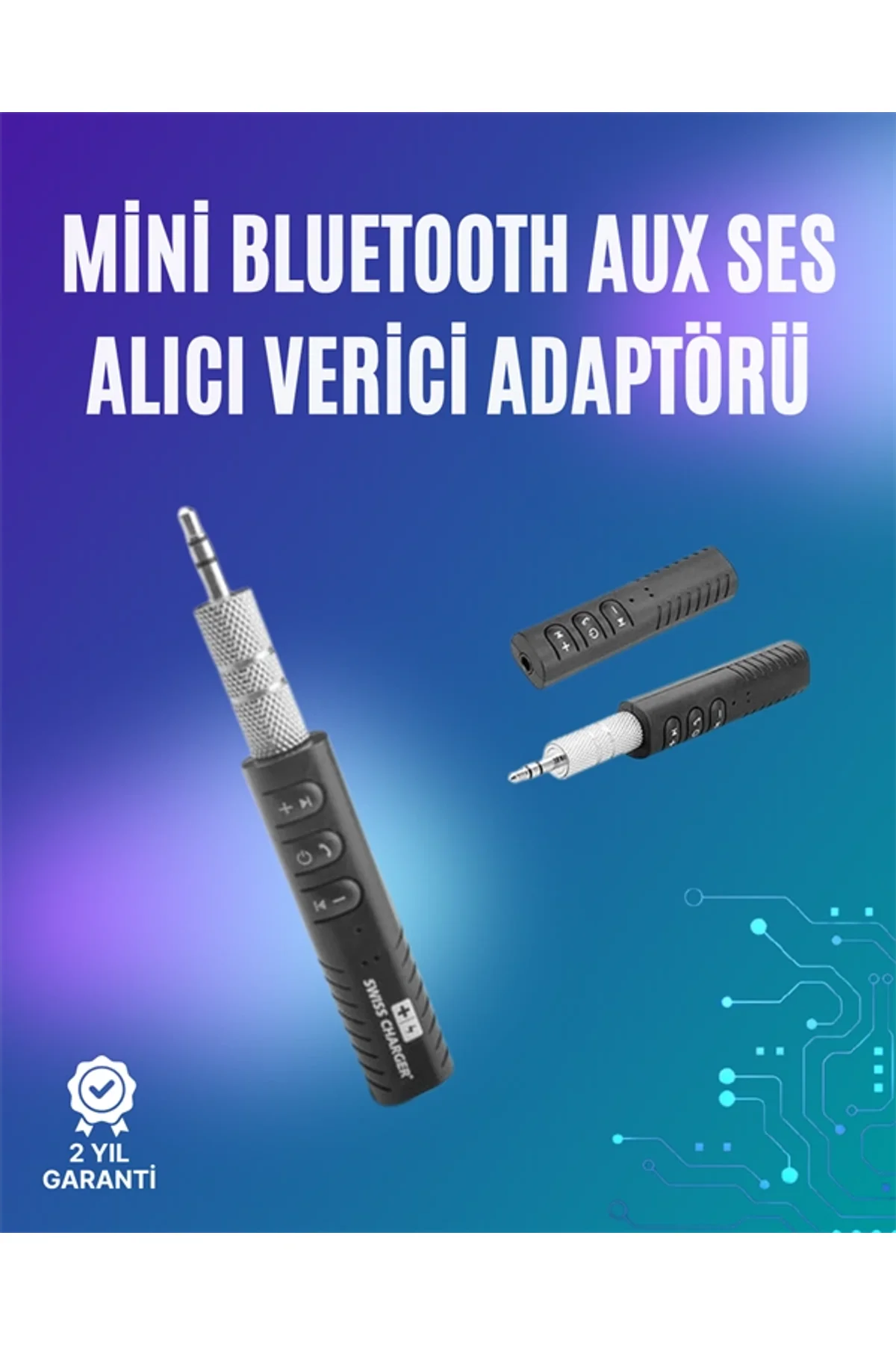 Mini Bluetooth Müzik Alıcısı | Ev &amp; Araç Stereo Sistemlerine Kablosuz Bağlantı