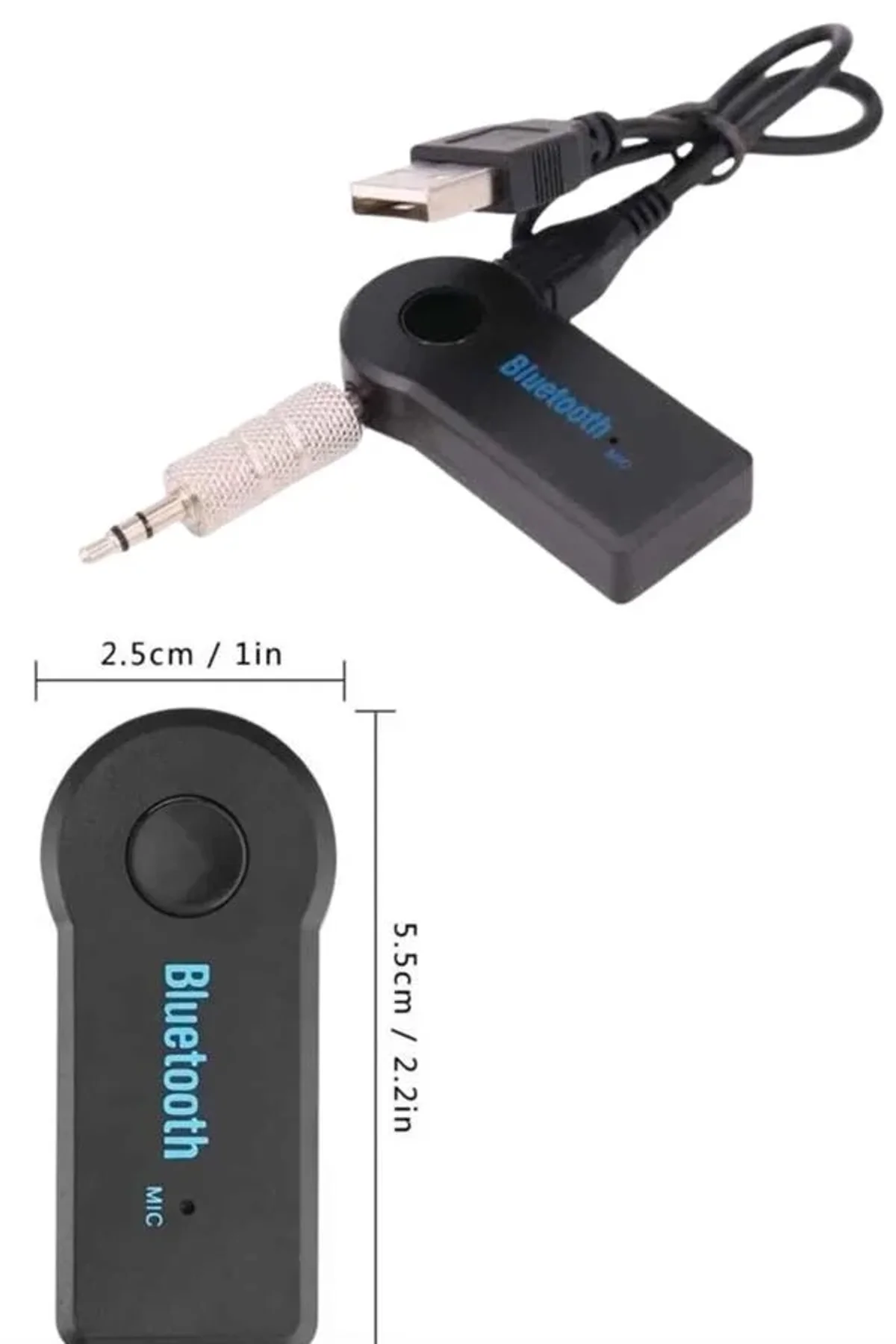 Bluetooth Araç Kiti Aux Çıkışlı Telefon Müzik Alıcı Tüm Cihazlara Uyumlu - Just Cheap Store Görsel 4