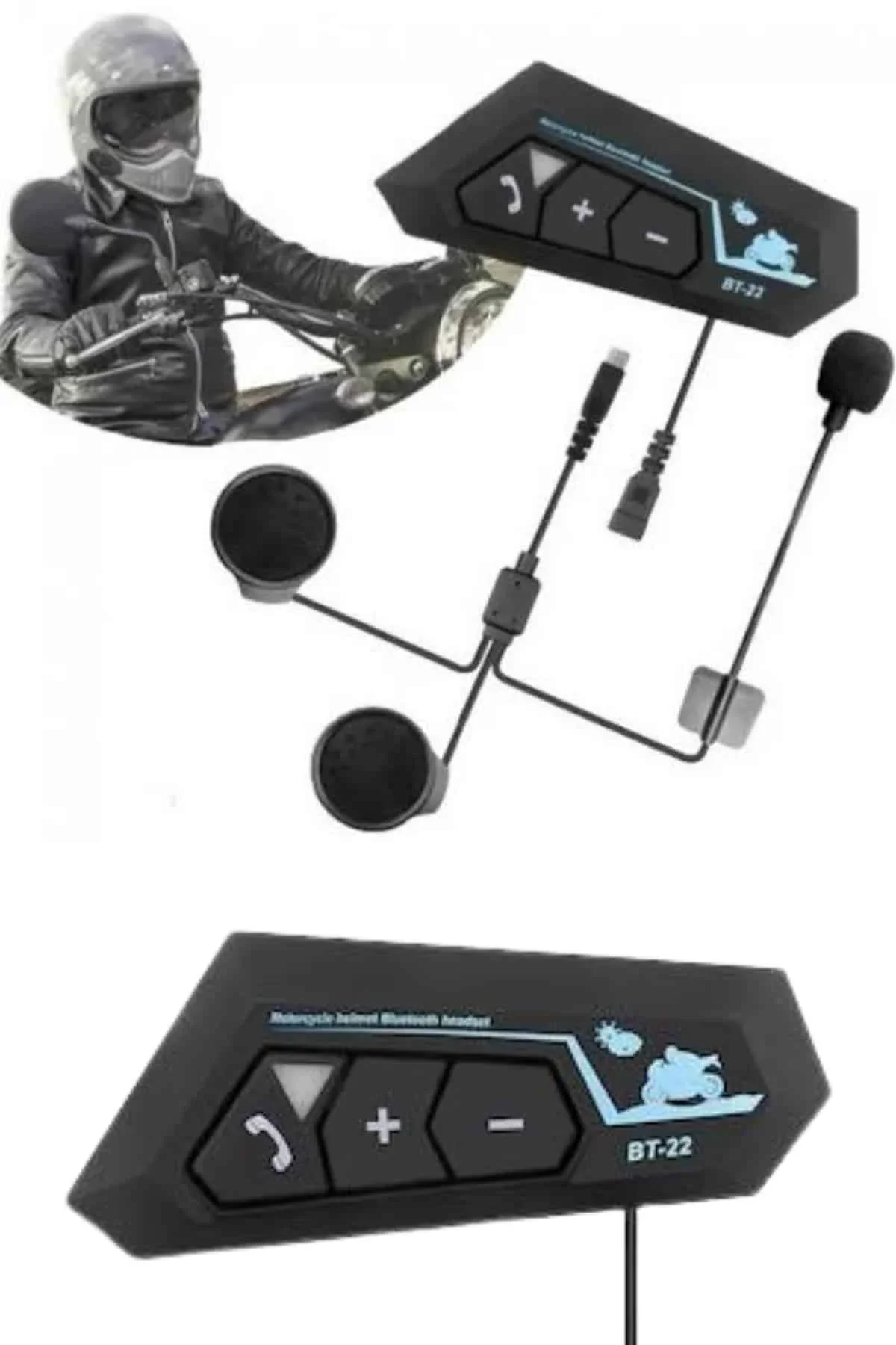 Yeni Nesil Dinleme Ve Konuşma Özellikli Intercom Kask Kulaklığı 5.0 Bluetooth - Just Cheap Store Görsel 3