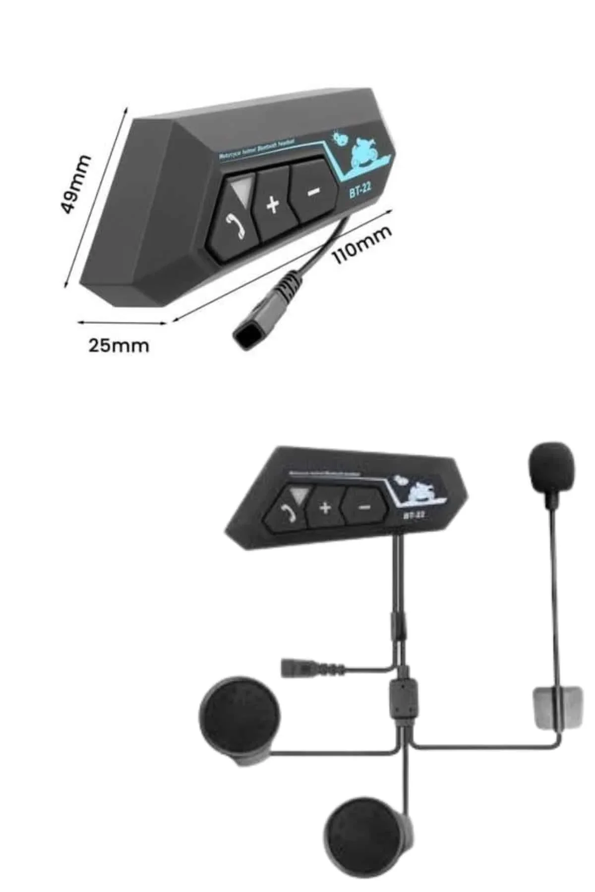 Yeni Nesil Dinleme Ve Konuşma Özellikli Intercom Kask Kulaklığı 5.0 Bluetooth - Just Cheap Store Görsel 5