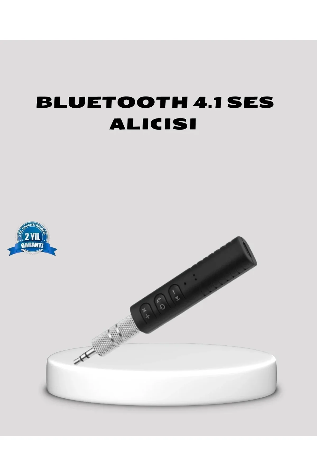 Bluetooth 4.1 Müzik Alıcısı 3.5mm Aux Girişli Mini Kablosuz Adaptör - Just Cheap Store Görsel 2