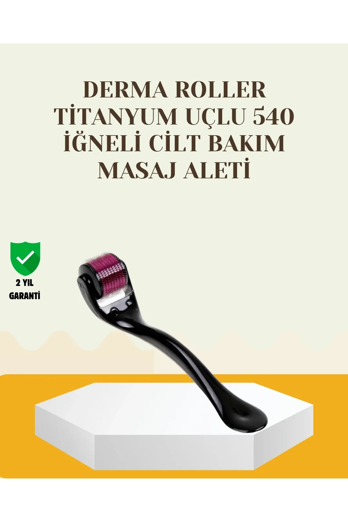 Titanyum Dermaroller 540 İğne Cilt Onarım Ve Kolajen Üretim Desteği - Just Cheap Store Görsel 2