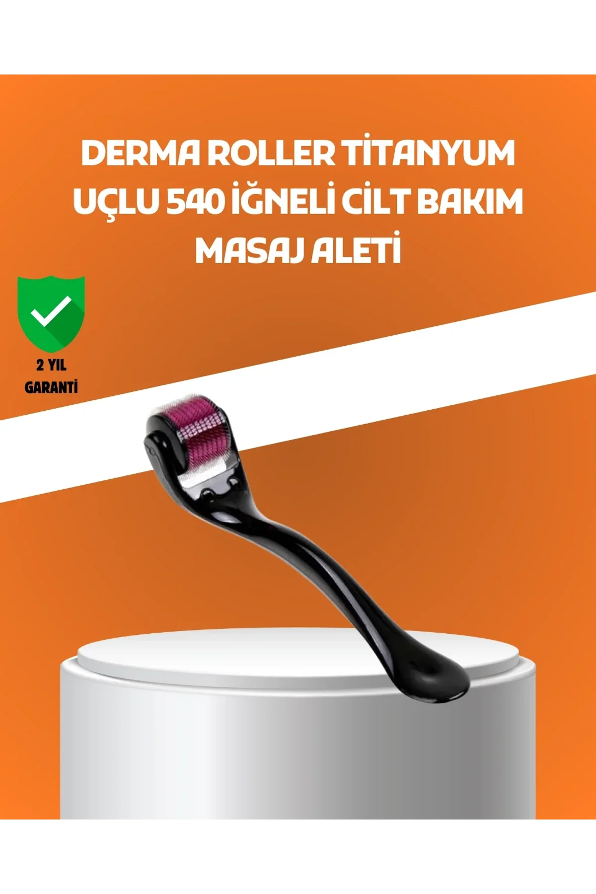540 İğneli Titanyum Dermaroller Profesyonel Ev Tipi Cilt Yenileme Aparatı - Just Cheap Store Görsel 2