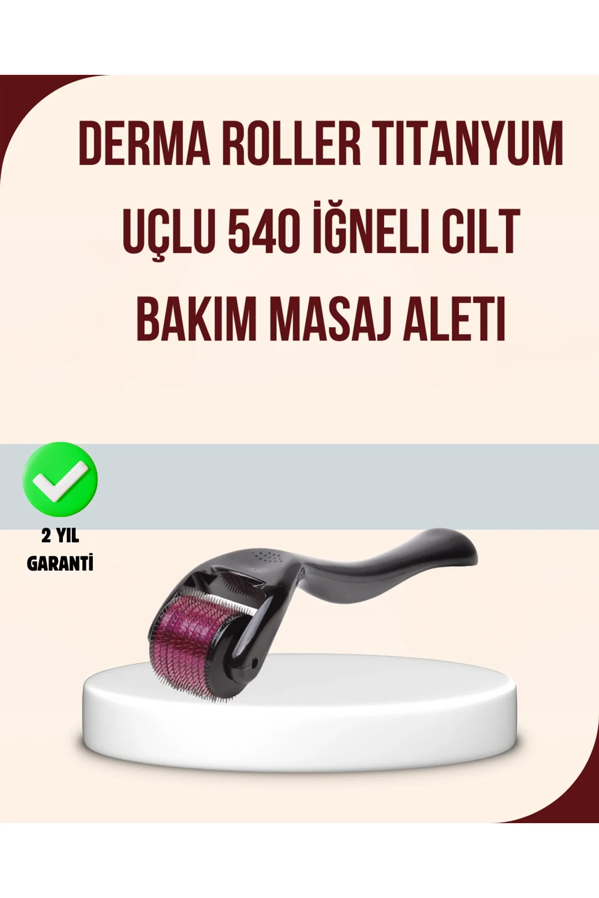 Titanyum Mikro İğneli Dermaroller 1 Mm Kırışıklık Ve Leke Karşıtı