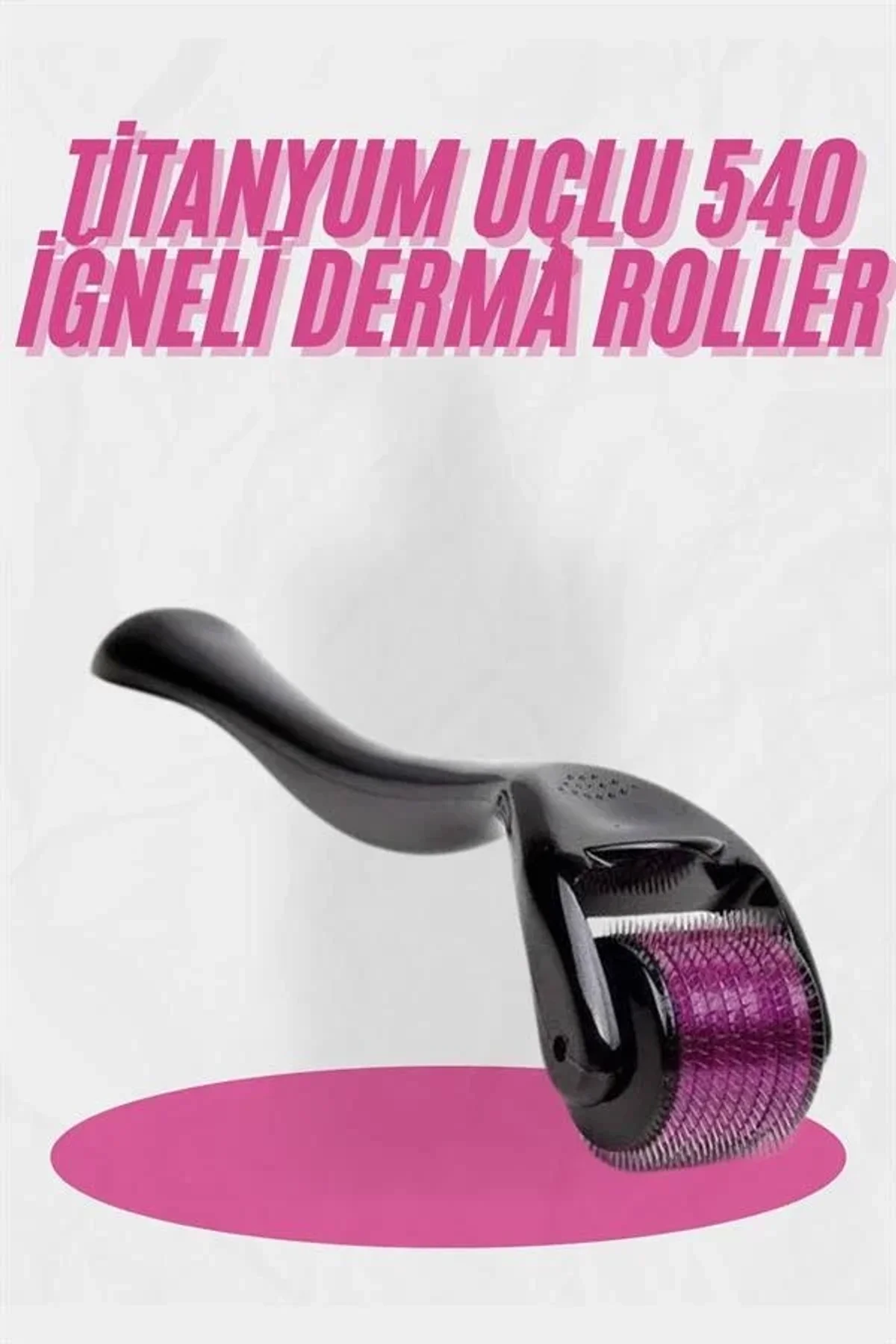 Dermaroller Titanyum 540 Iğneli 1 Mm Saç Kaş Sakal Serum Kullanıma Uygun - Just Cheap Store Görsel 3