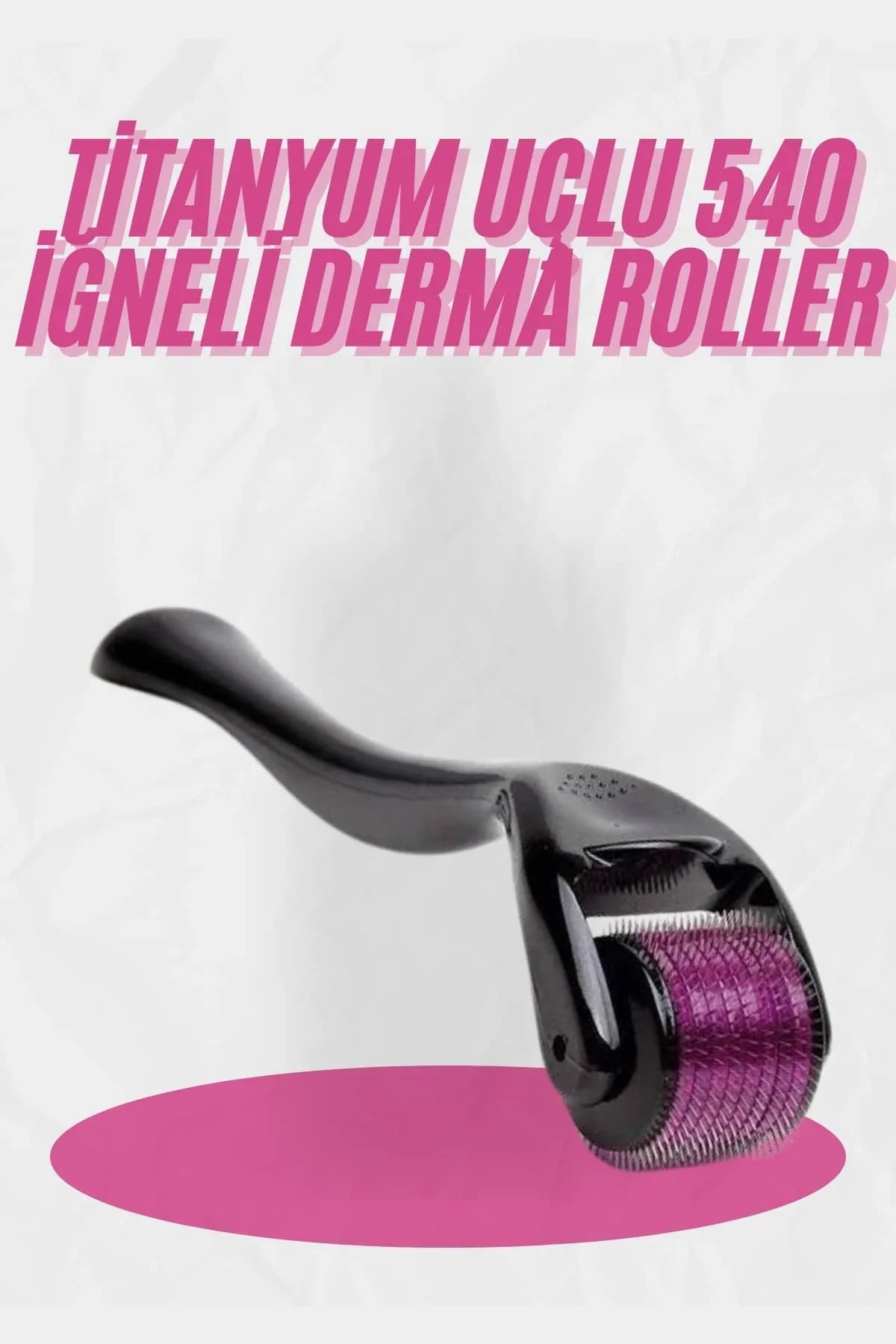 Dermaroller Titanyum 540 Iğneli 1 Mm Saç Kaş Sakal Serum Kullanıma Uygun - Just Cheap Store Görsel 2